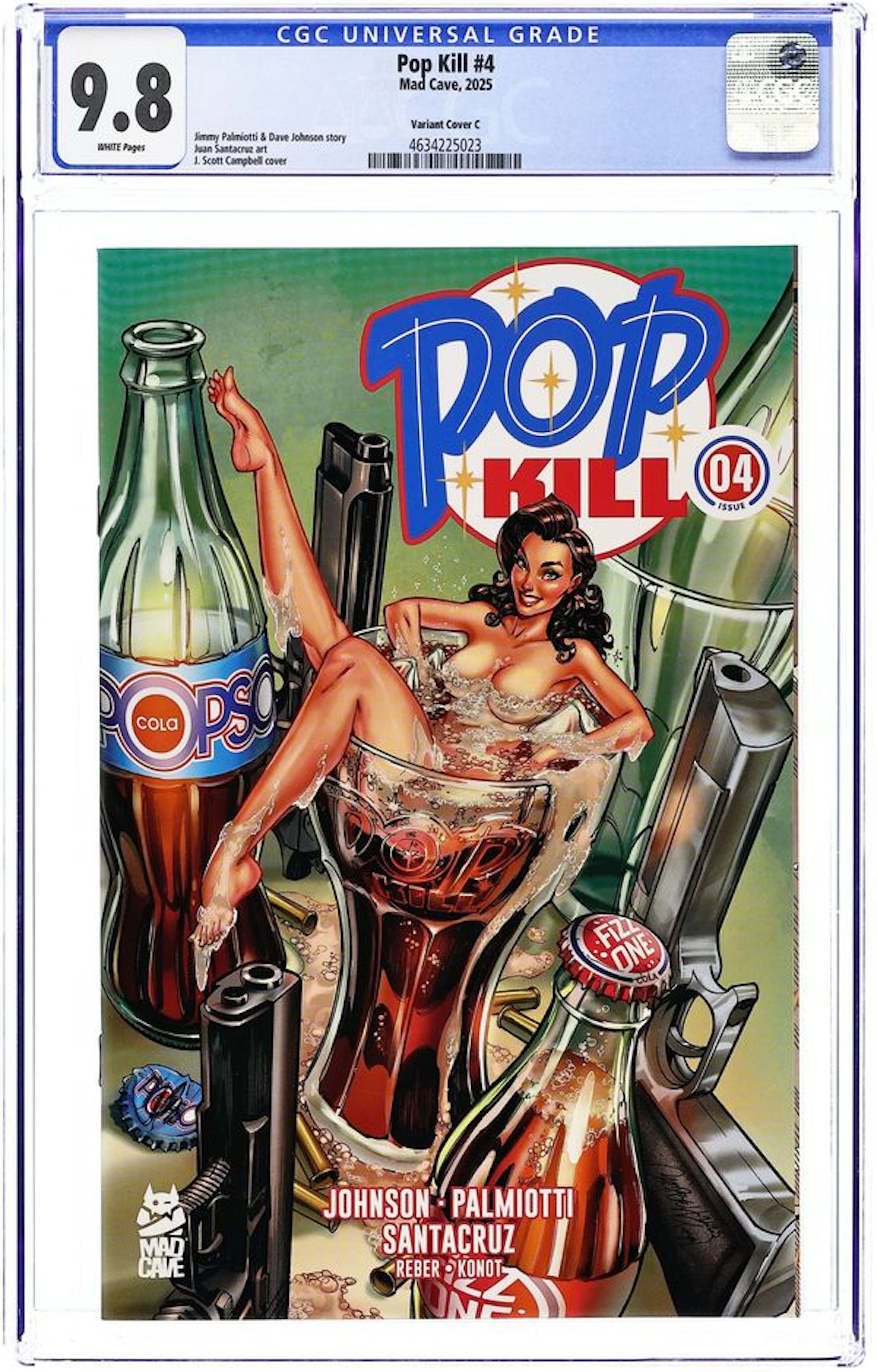 Pop Kill (2025 Mad Cave) 4C CGC 9.8