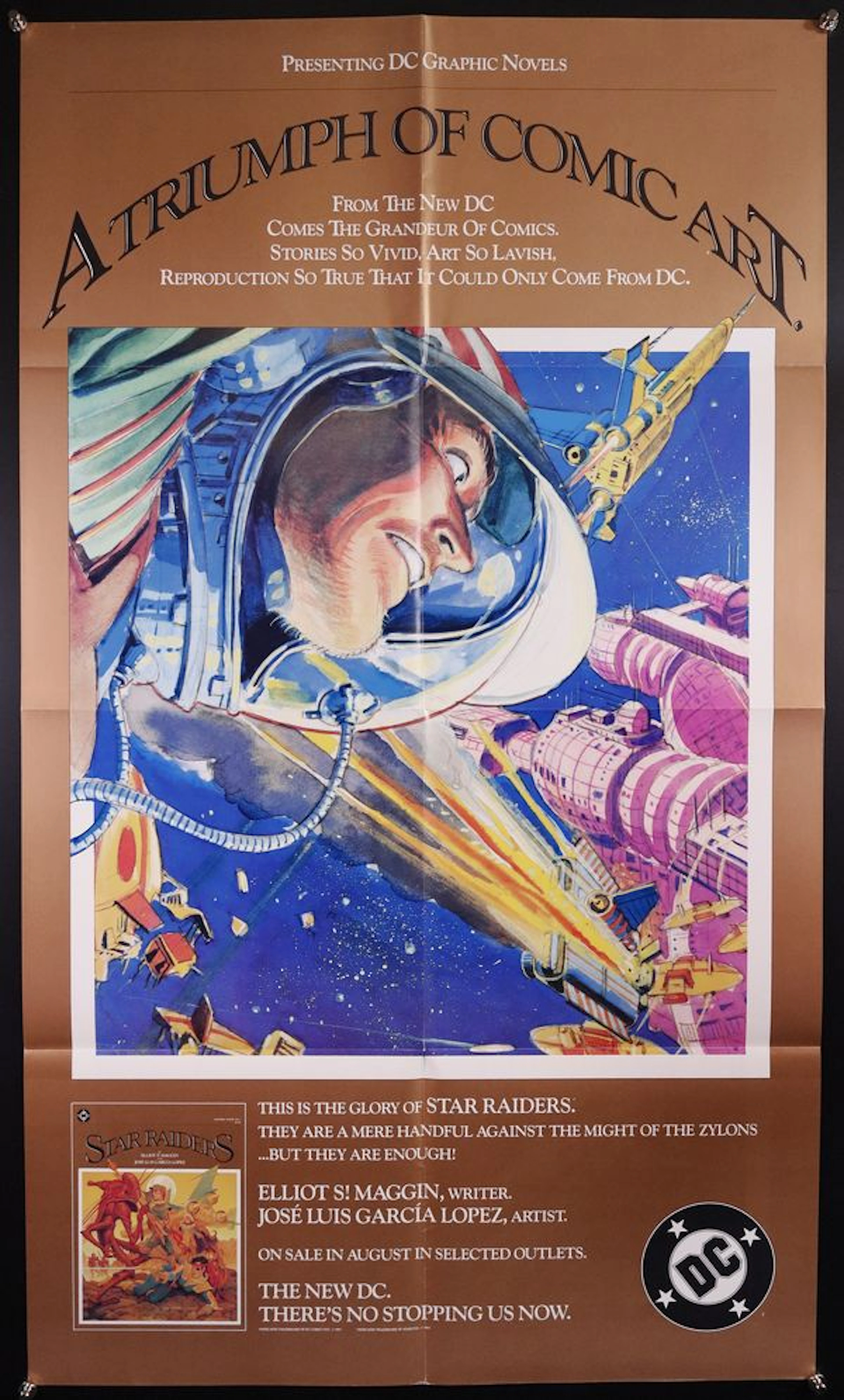 Star Raiders GN (1983 DC) Promotional Poster