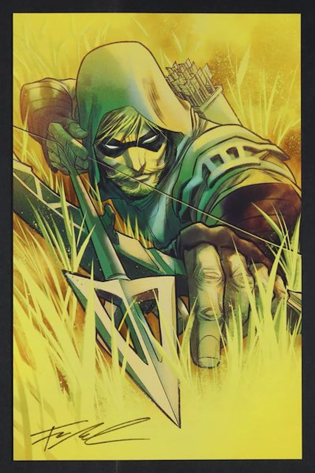 Green Arrow #49B (2016) Signed Cover Print by Francis Manapul
