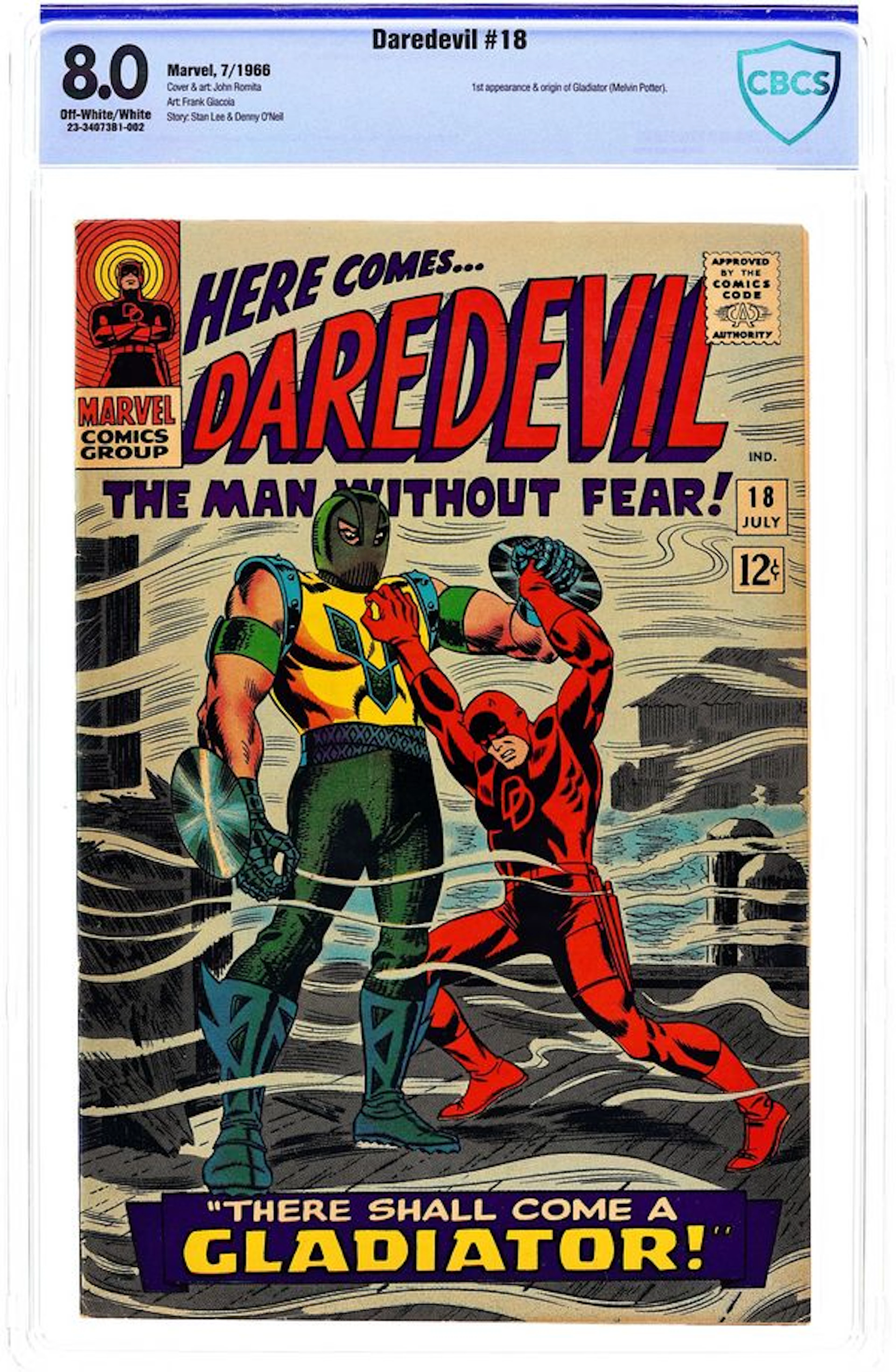 Daredevil (1964 1st Series) 18 CBCS 8.0