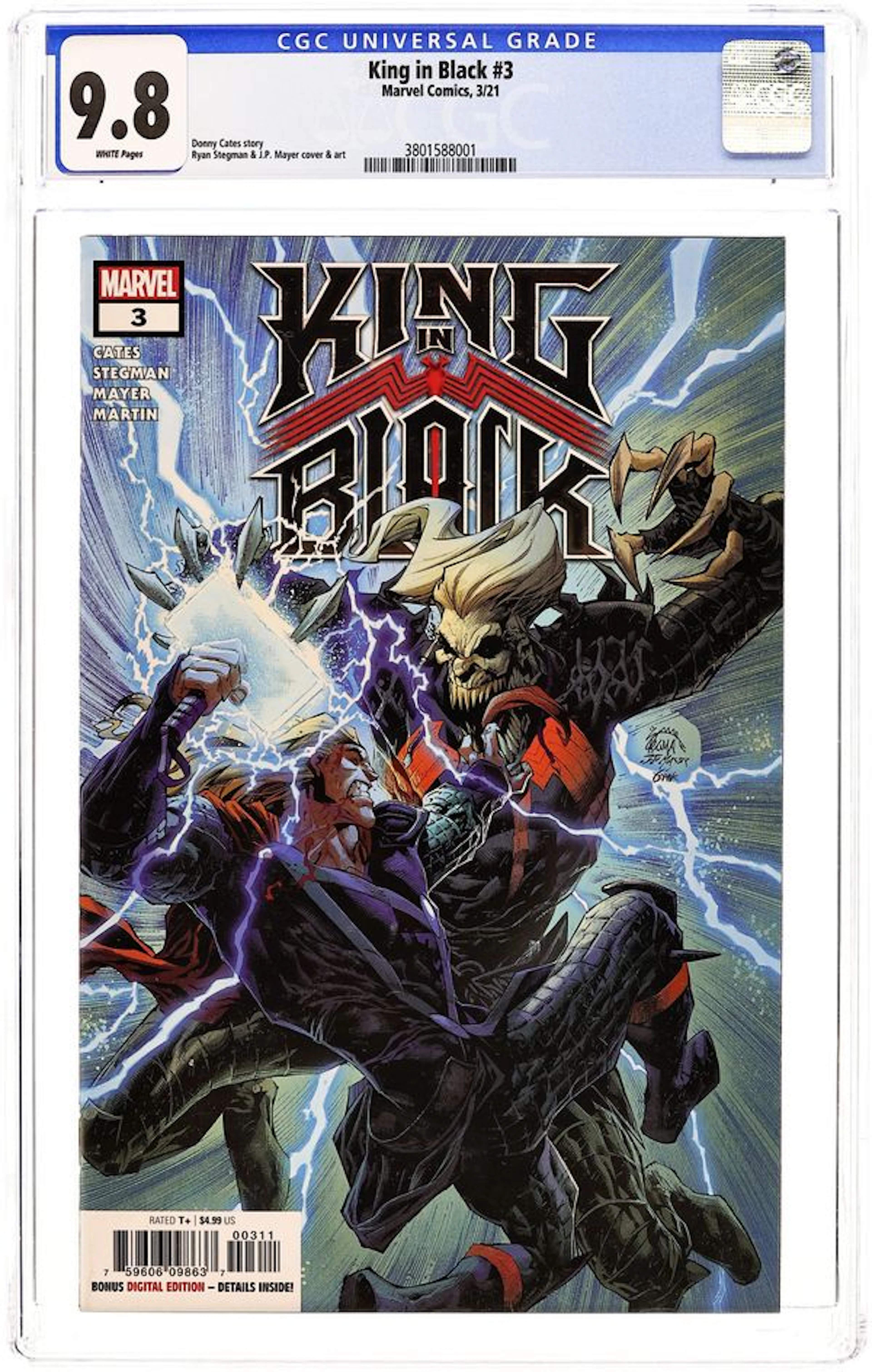 King in Black (2021 Marvel) 3A CGC 9.8