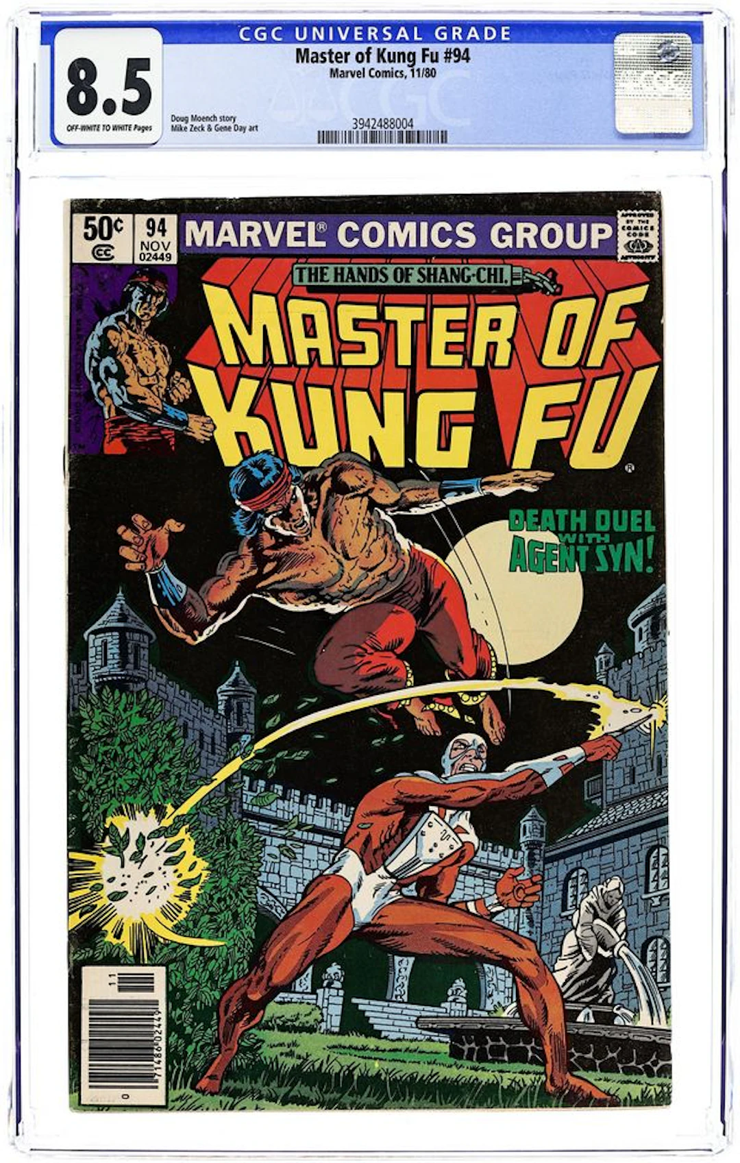 Master of Kung Fu (1974 Marvel) 94 CGC 8.5