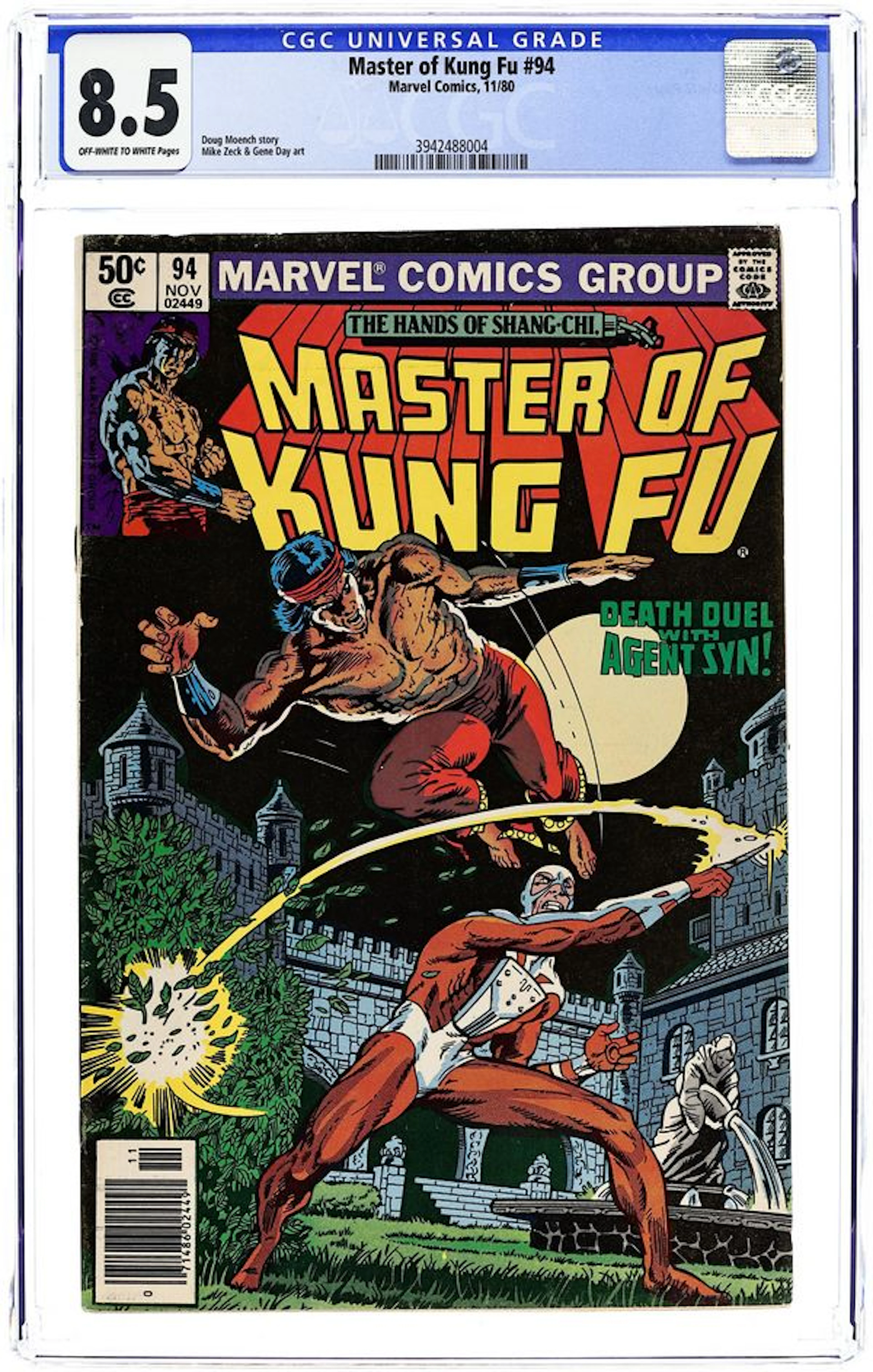 Master of Kung Fu (1974 Marvel) 94 CGC 8.5