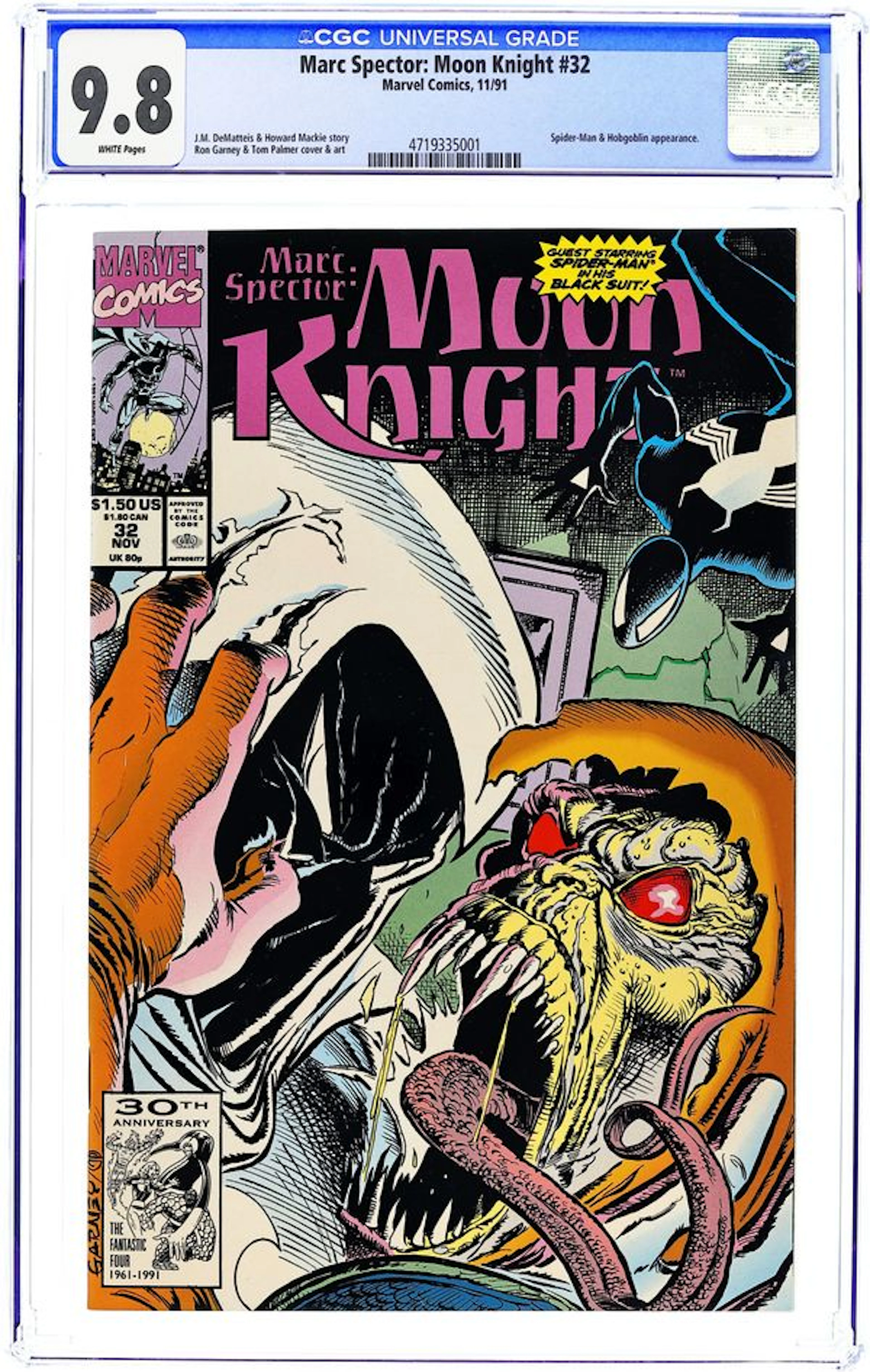 Marc Spector Moon Knight (1989) 32 CGC 9.8