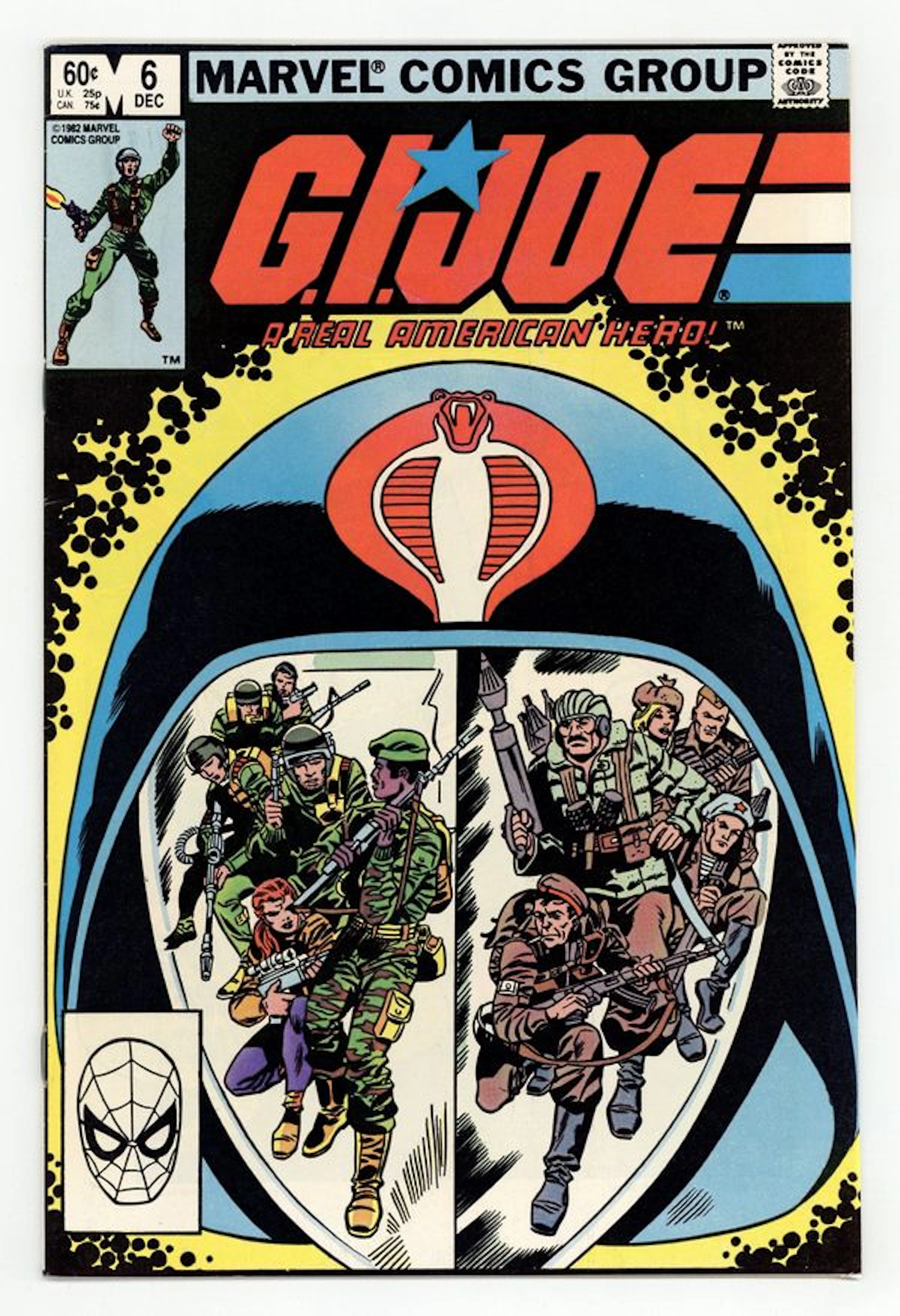 GI Joe A Real American Hero (1982 Marvel) 6D FN/VF 7.0