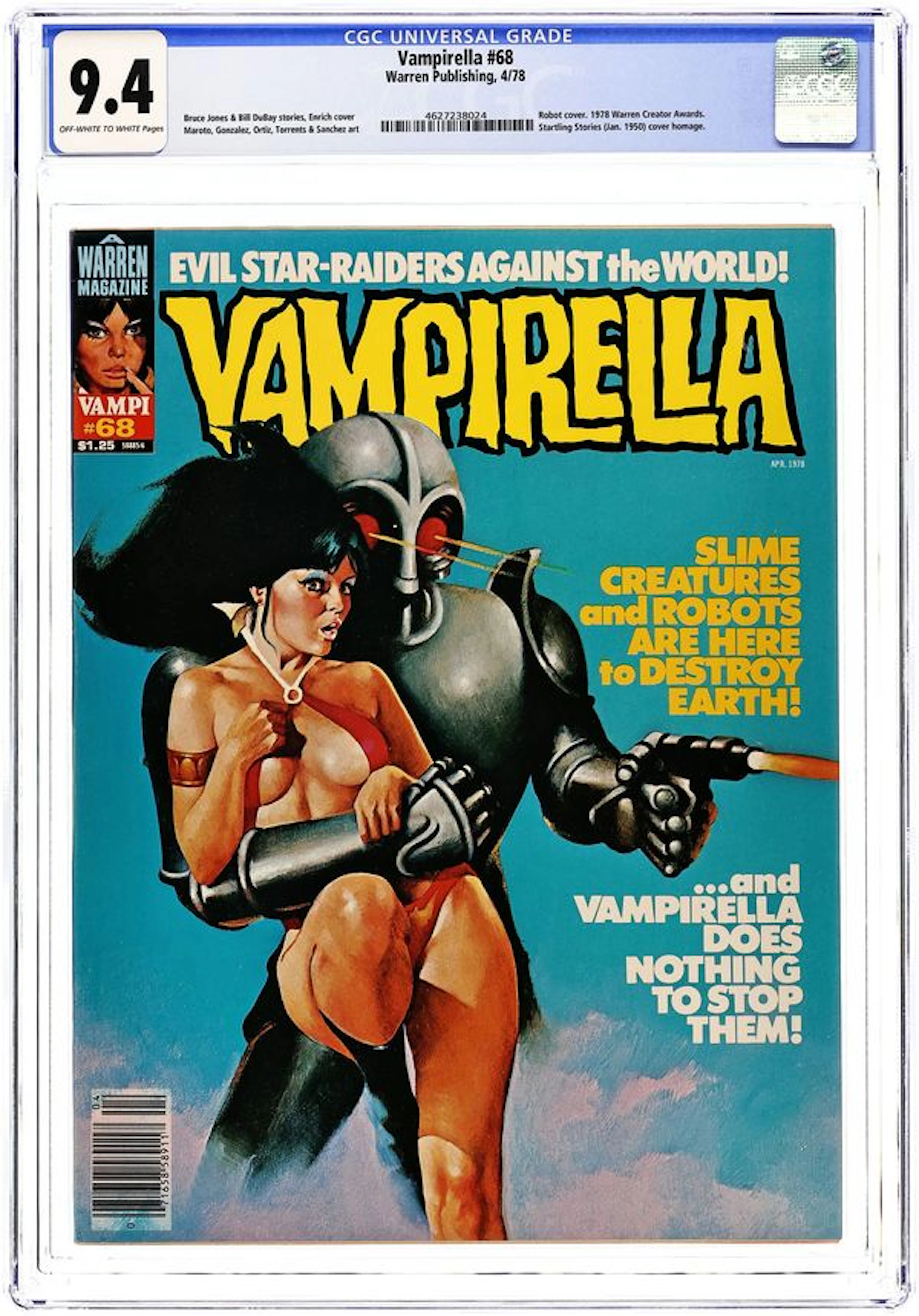 Vampirella (1969 Warren) 68 CGC 9.4