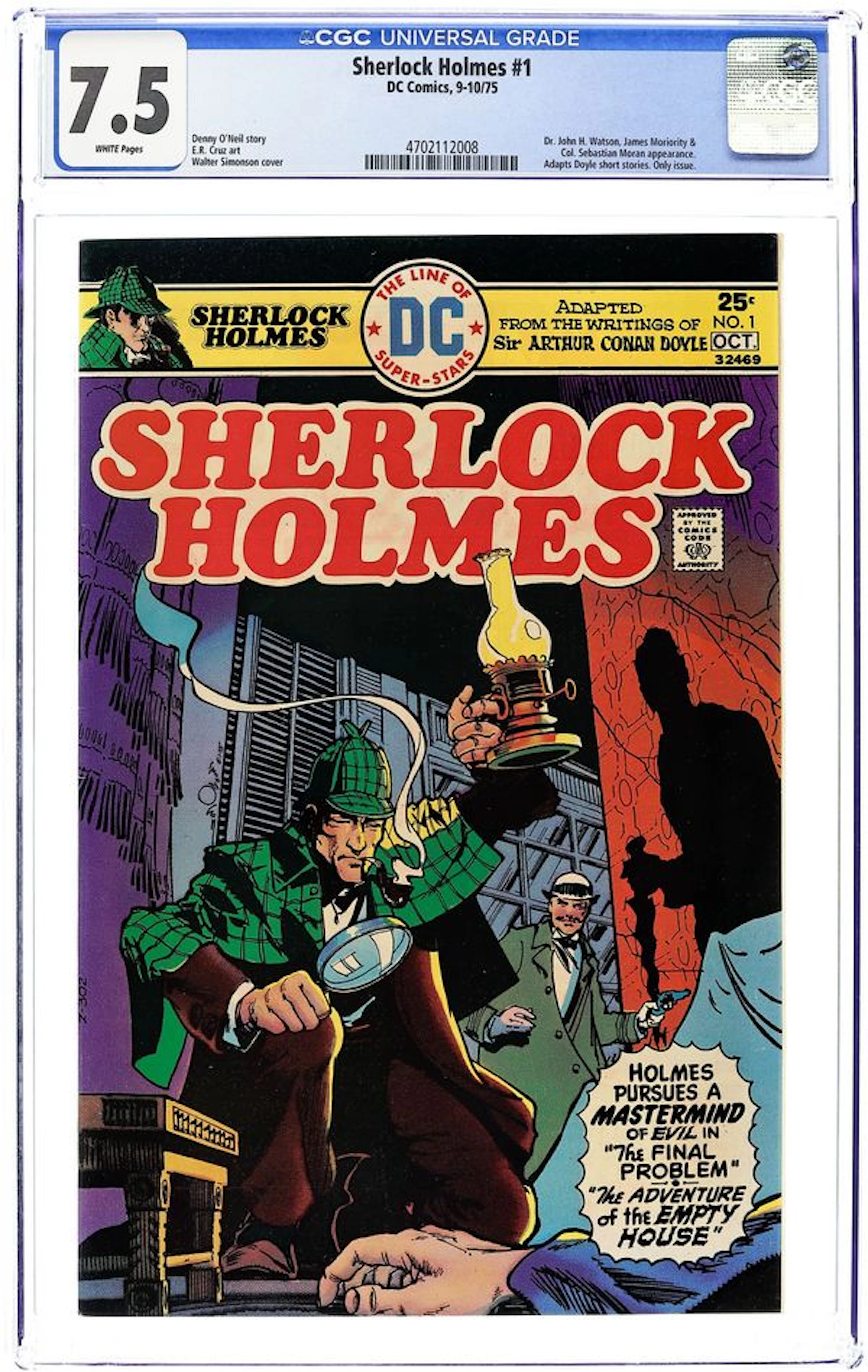 Sherlock Holmes (1975 DC) 1 CGC 7.5