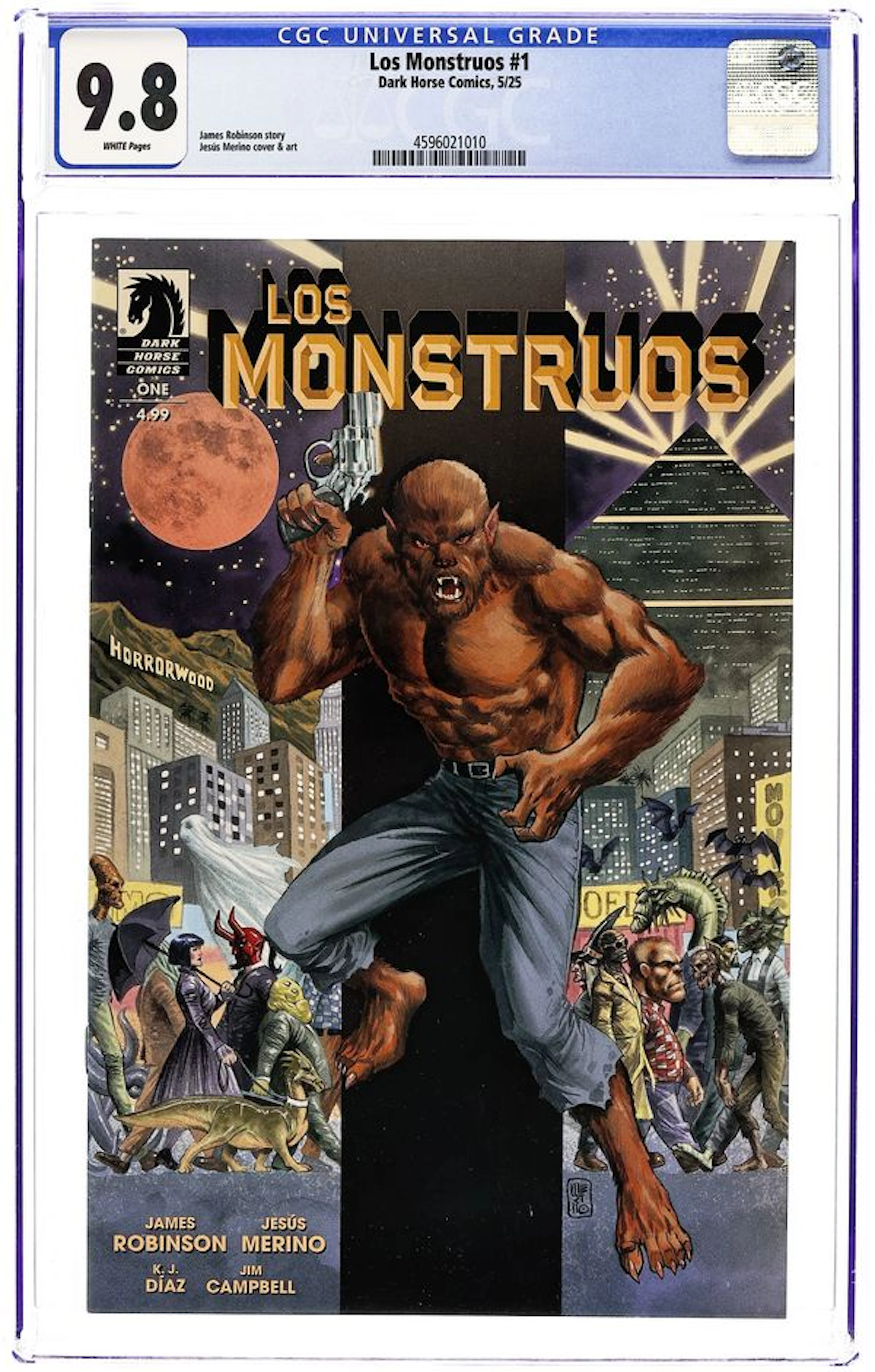 Los Monstruos (2025 Dark Horse) 1A CGC 9.8