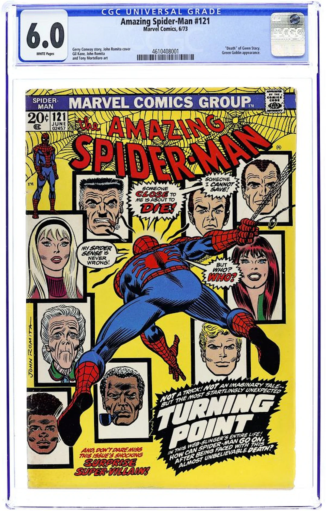 Amazing Spider-Man (1963 1st Series) 121 CGC 6.0