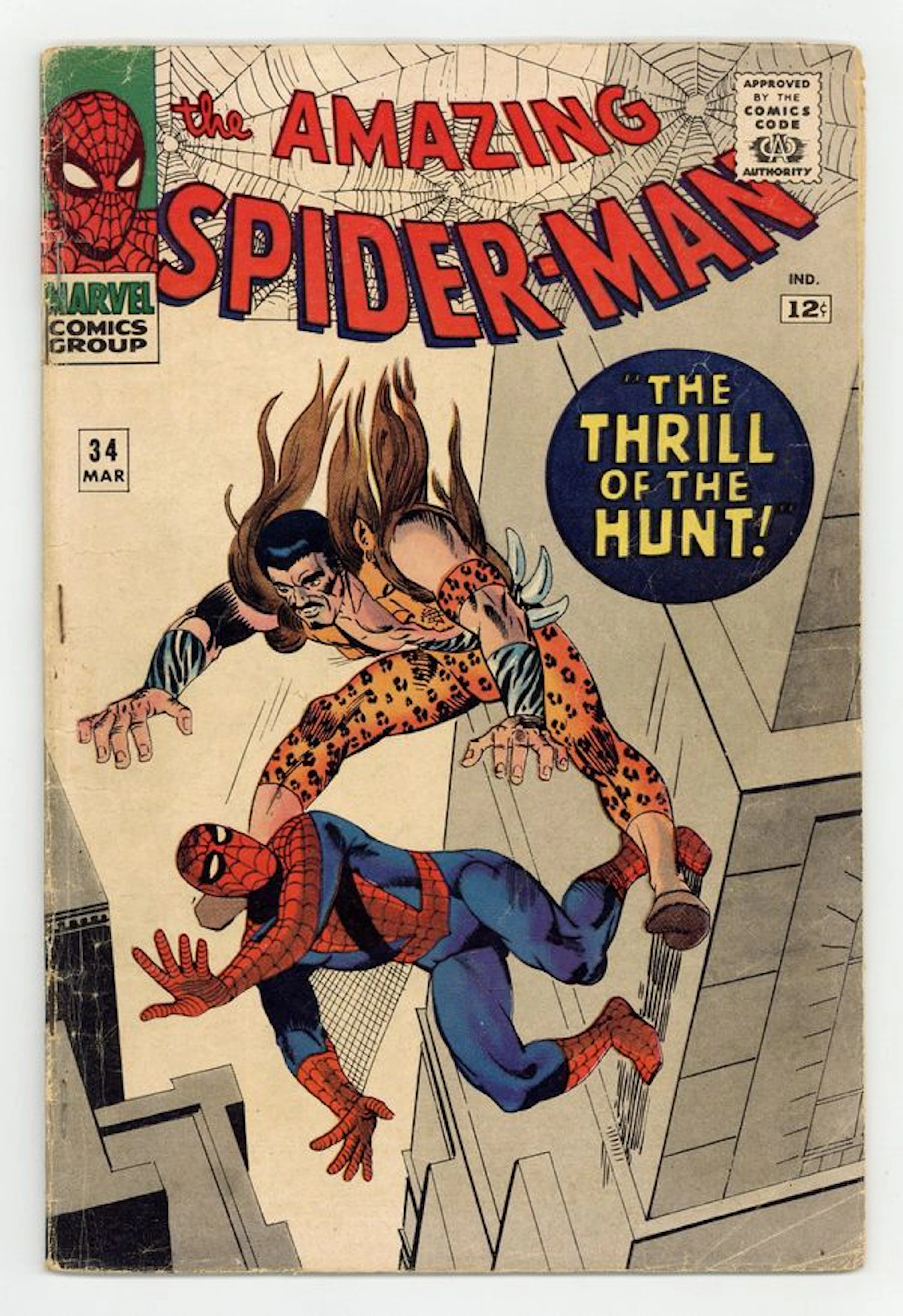 Amazing Spider-Man (1963 1st Series) 34 GD- 1.8