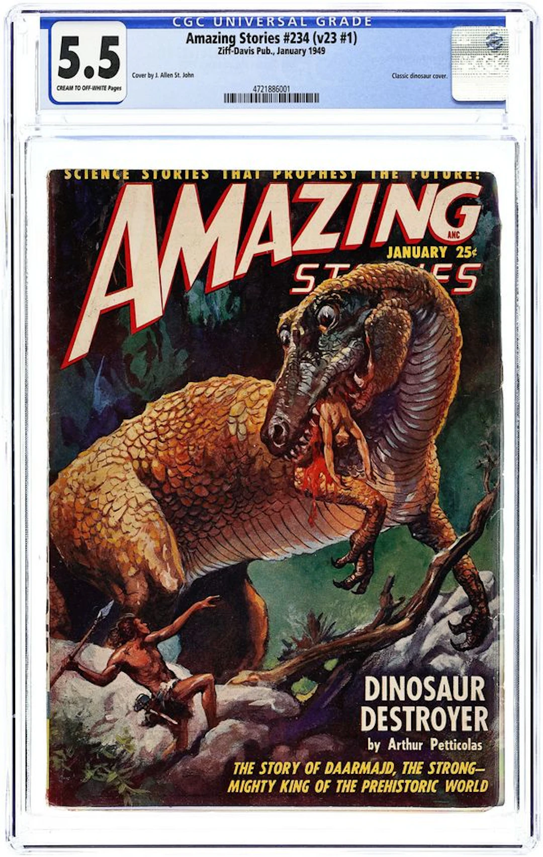 Amazing Stories (1926-Present Experimenter) Pulp Vol. 23 #1 CGC 5.5