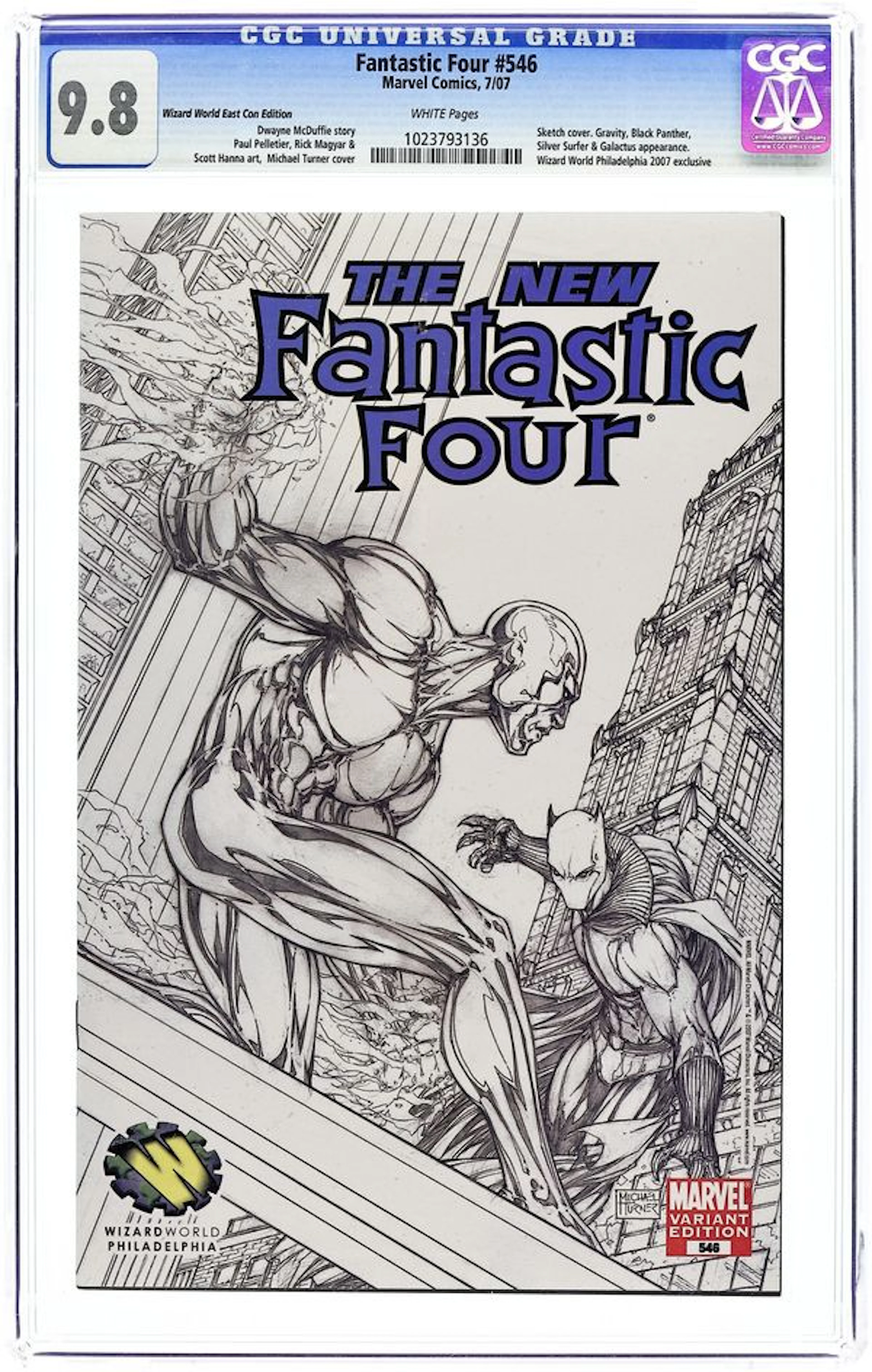 Fantastic Four (1998 3rd Series) 546WWPHILLY CGC 9.8