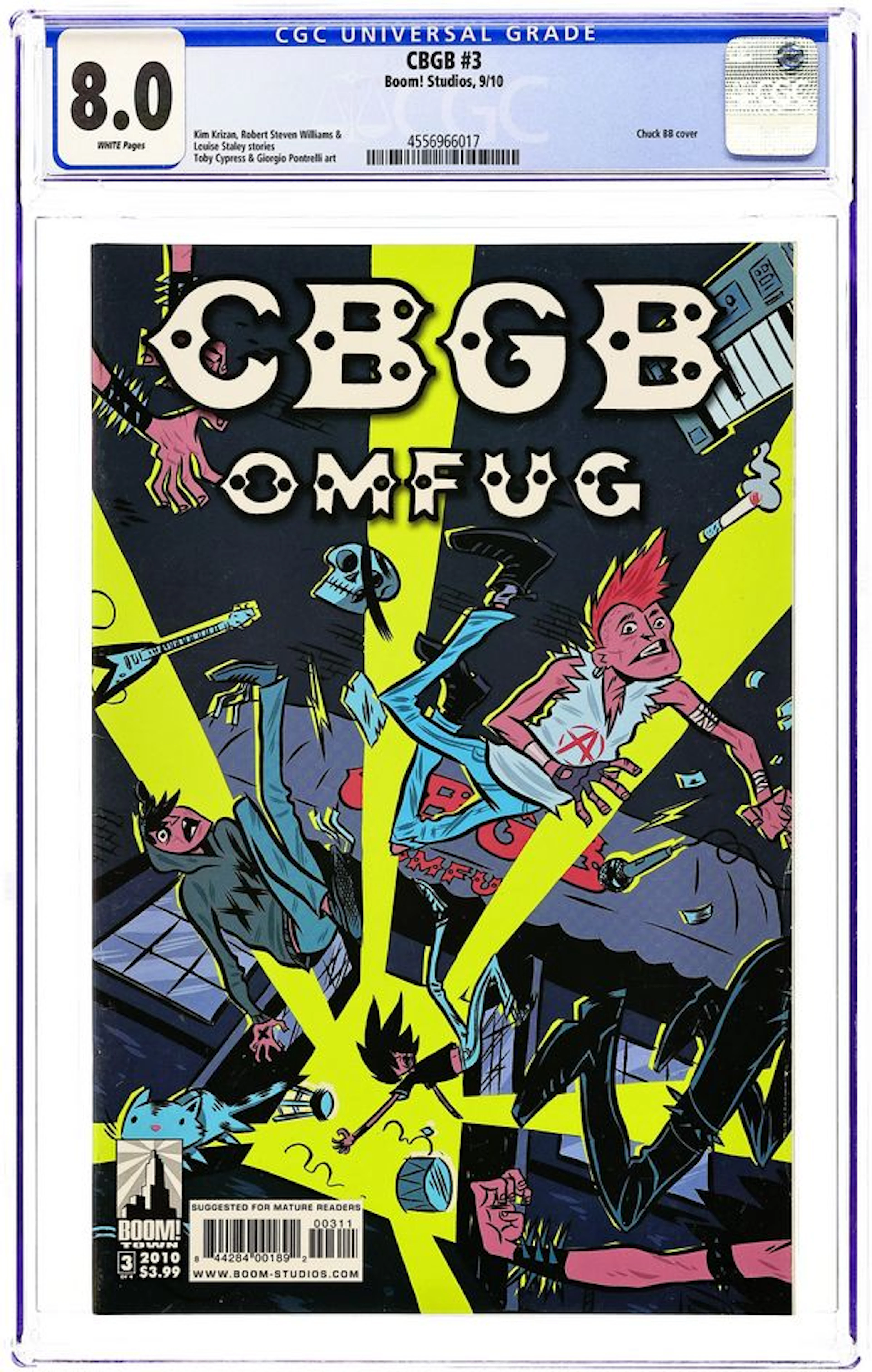 CBGB (2010 Boom Studios) 3 CGC 8.0