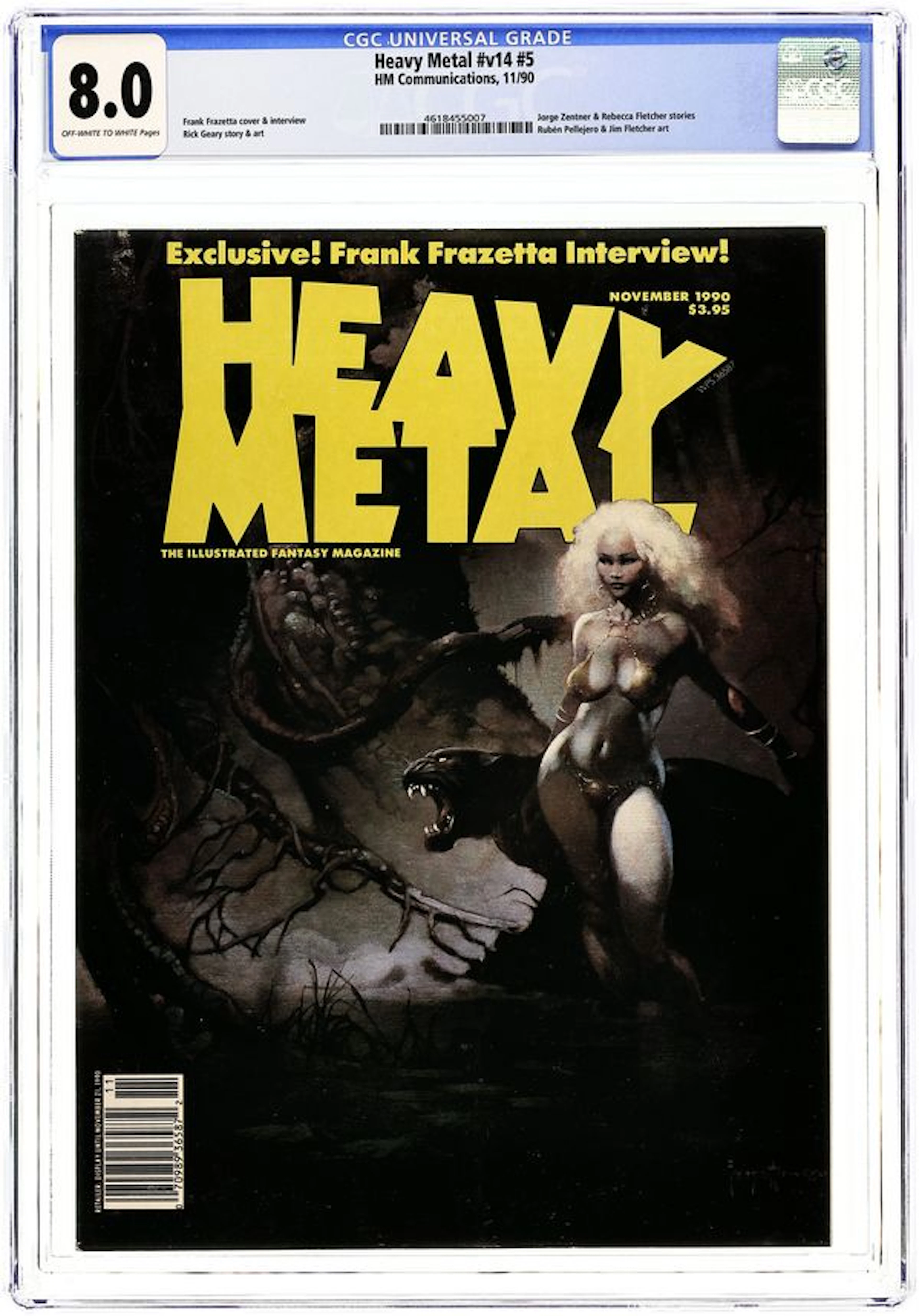 Heavy Metal Magazine (1977) Vol. 14 #5 CGC 8.0