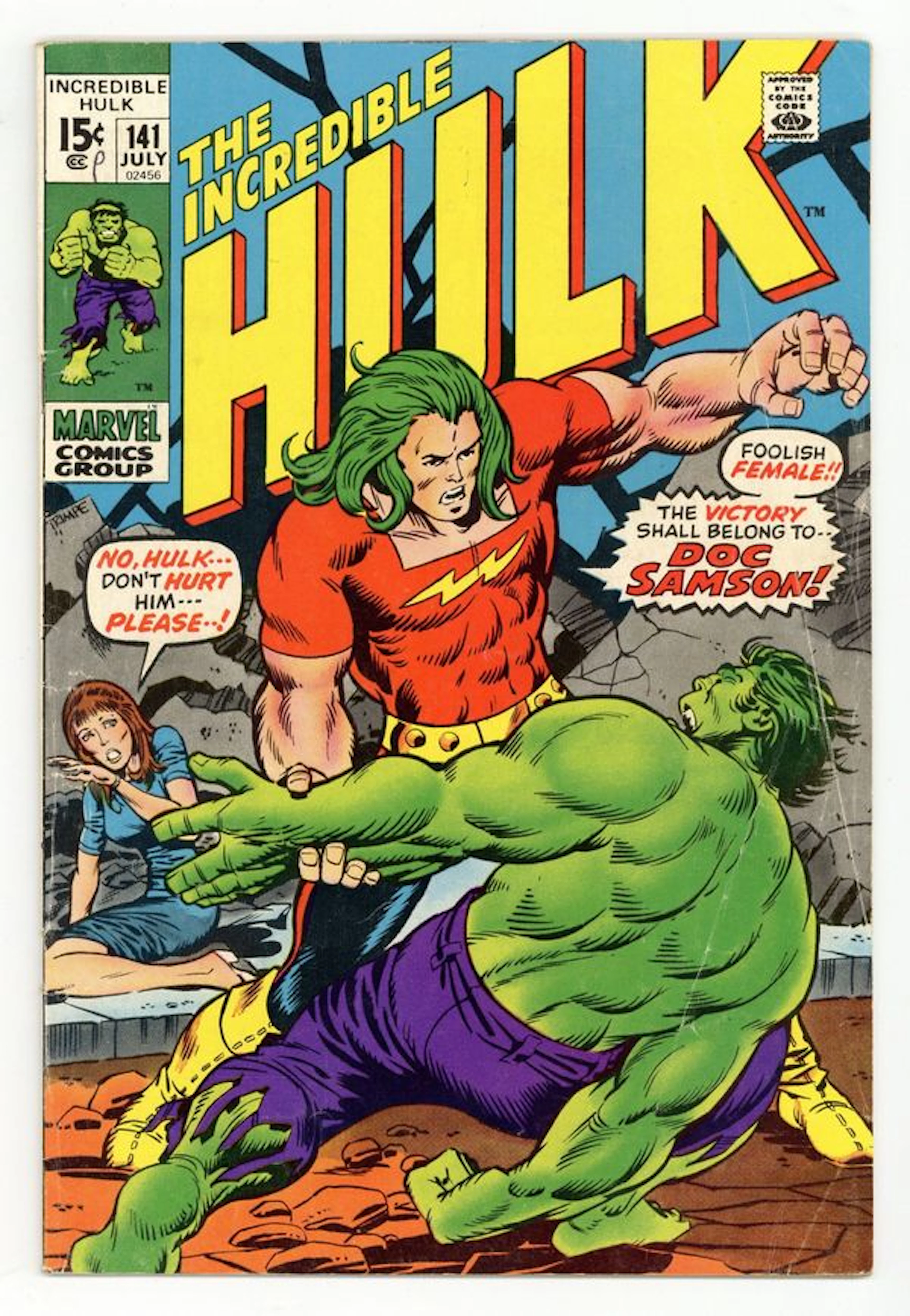 Incredible Hulk (1962 Marvel 1st Series) 141 GD/VG 3.0