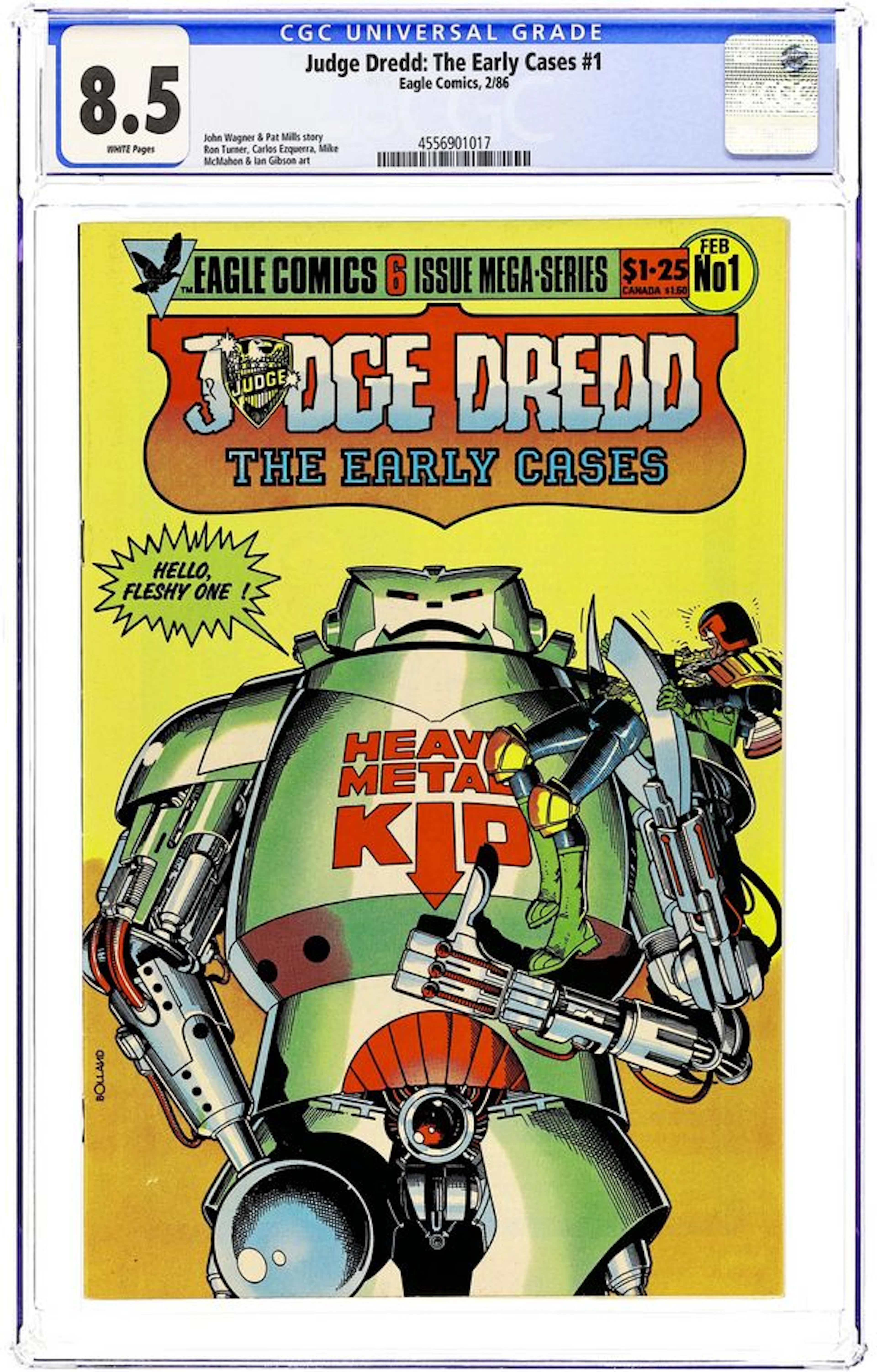 Judge Dredd The Early Cases (1986) 1 CGC 8.5