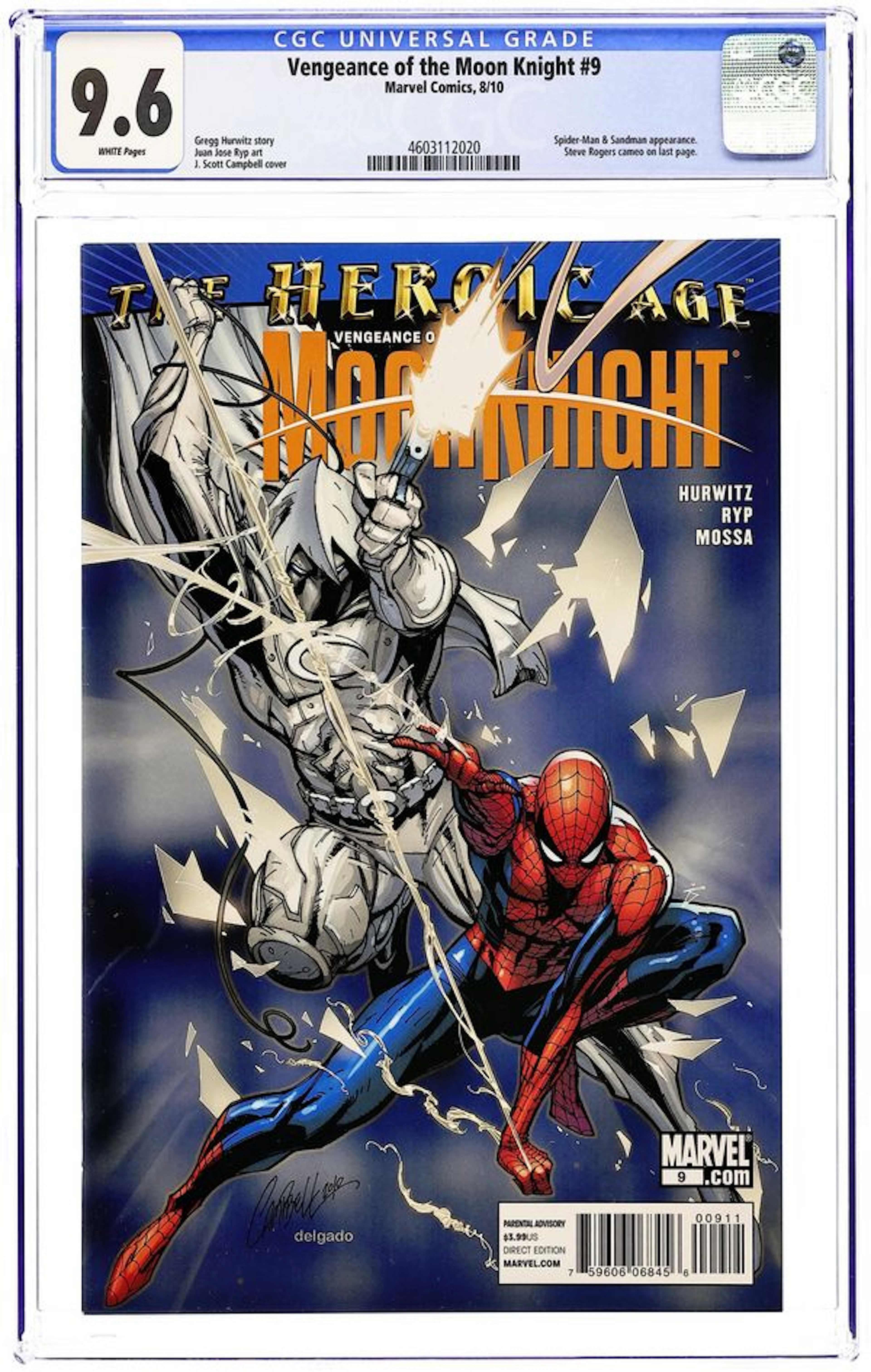 Vengeance of Moon Knight (2009) 9 CGC 9.6