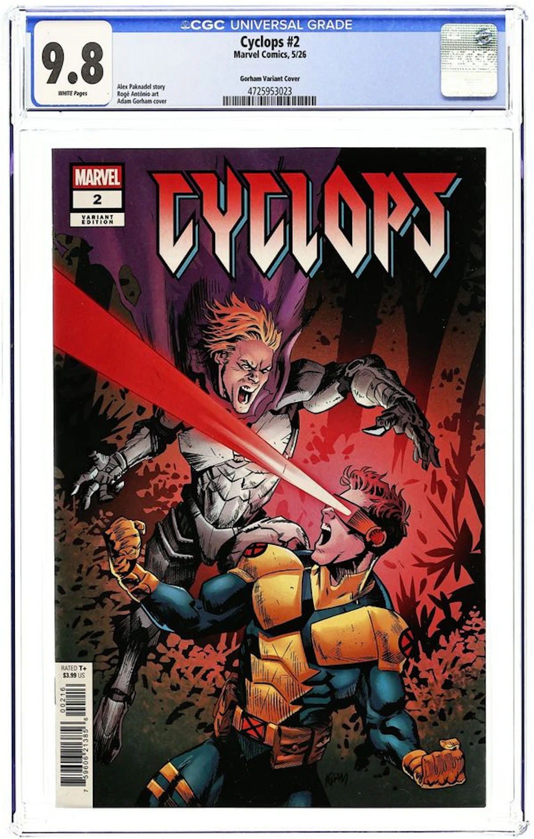 Cyclops (2026 Marvel) 2D CGC 9.8