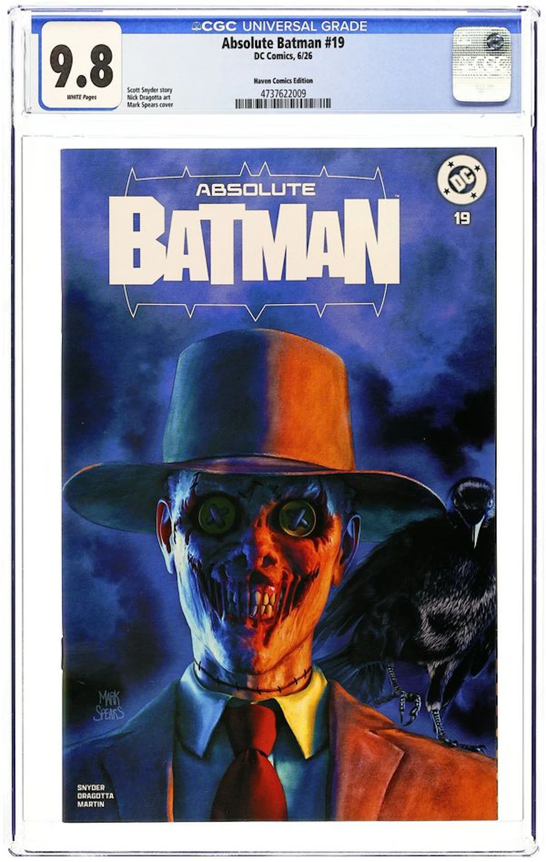 Absolute Batman (2024 DC) 19HAVEN.A CGC 9.8