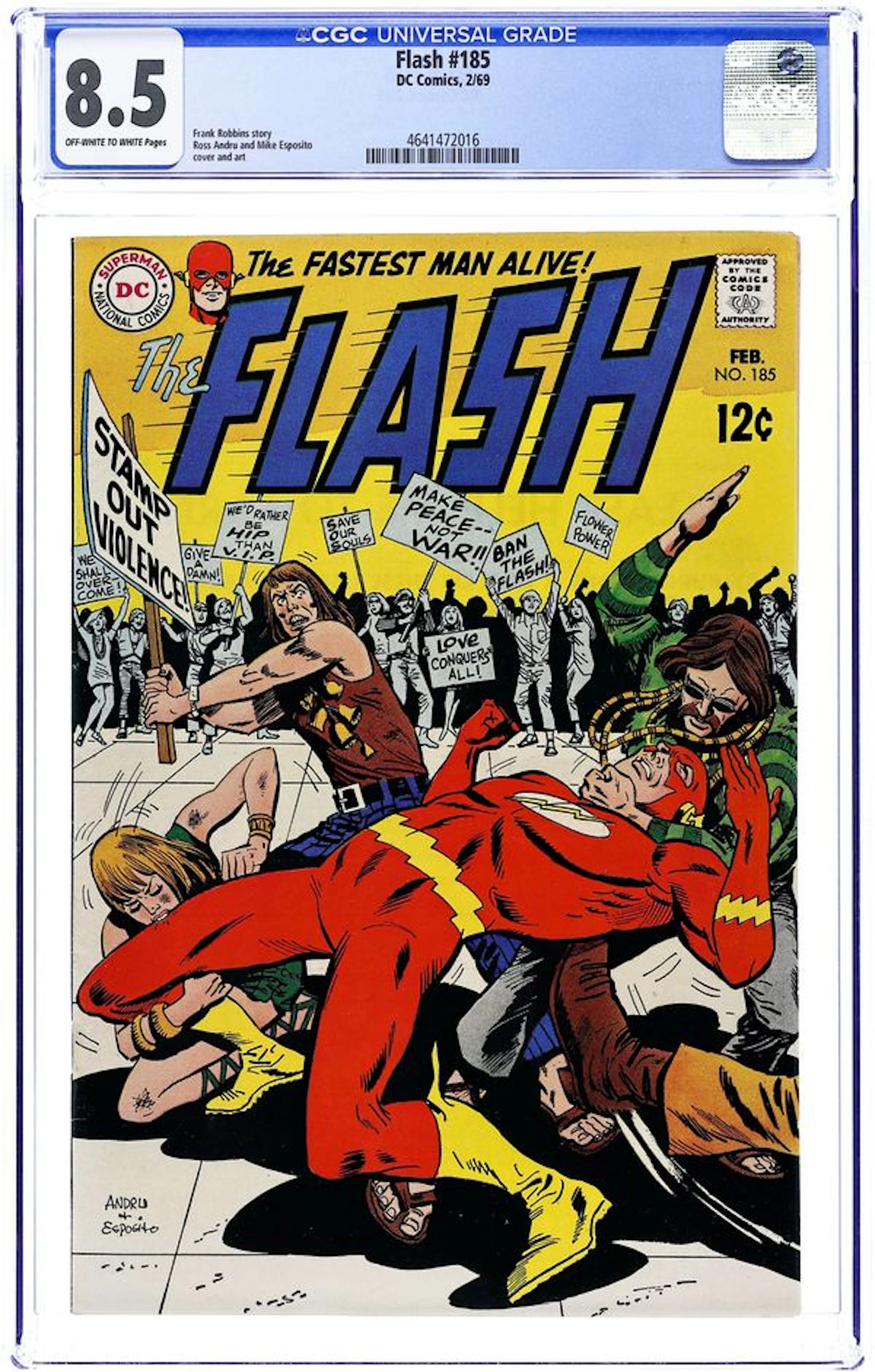Flash (1959 1st Series DC) 185 CGC 8.5