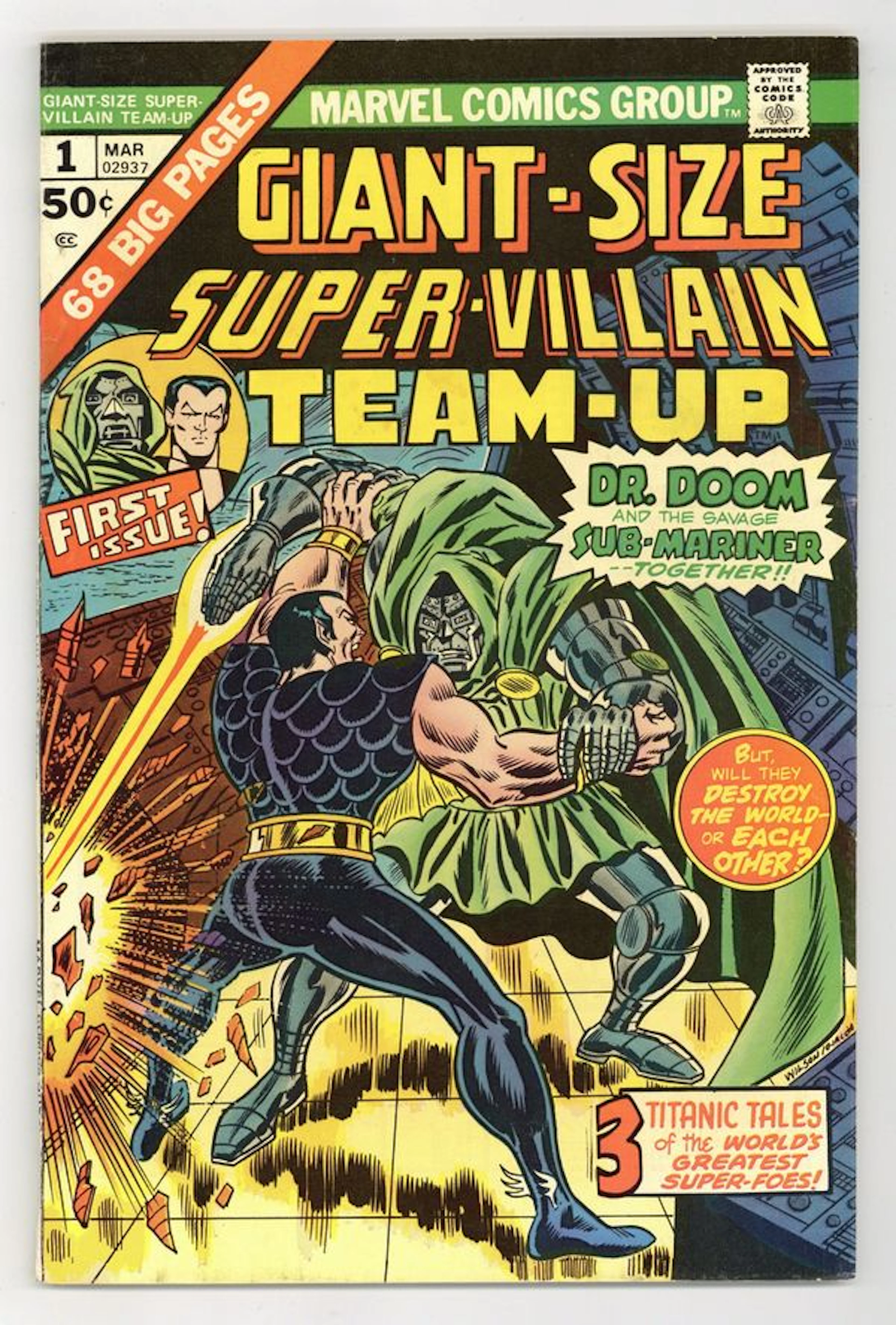 Giant Size Super-Villain Team-Up (1975) 1 FN- 5.5