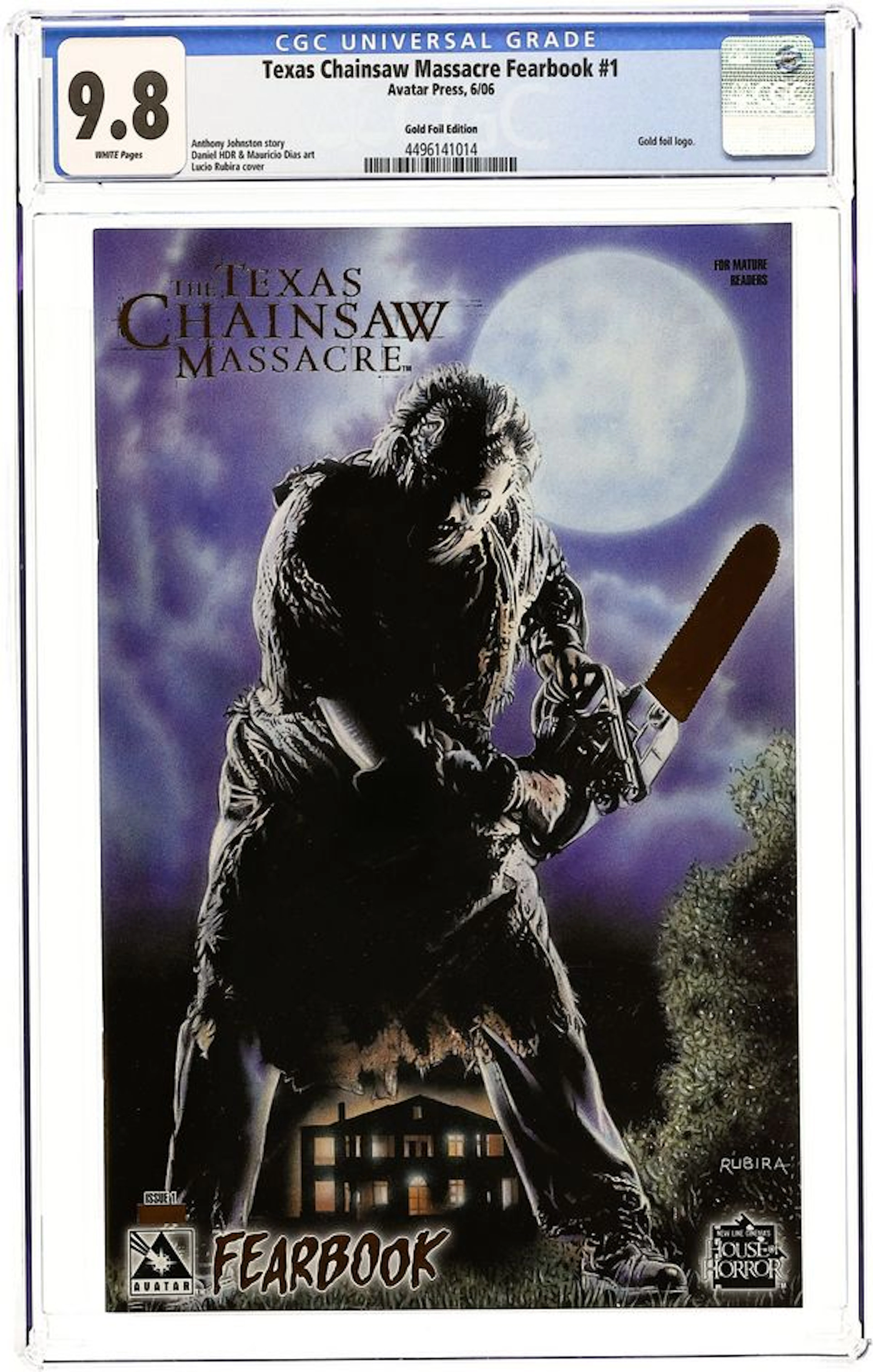 Texas Chainsaw Massacre Fearbook (2006) 1G CGC 9.8
