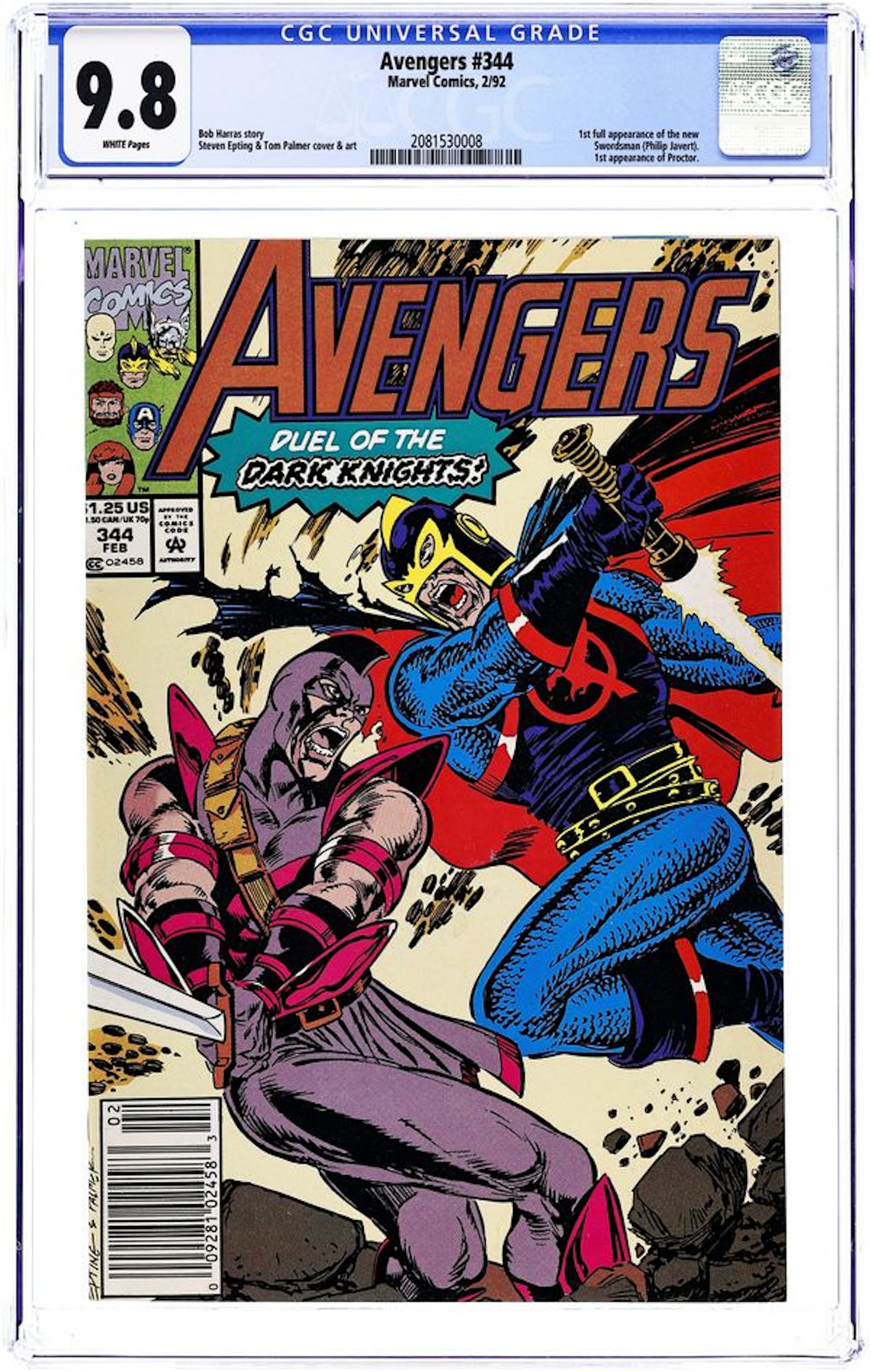 Avengers (1963 1st Series) 344N CGC 9.8