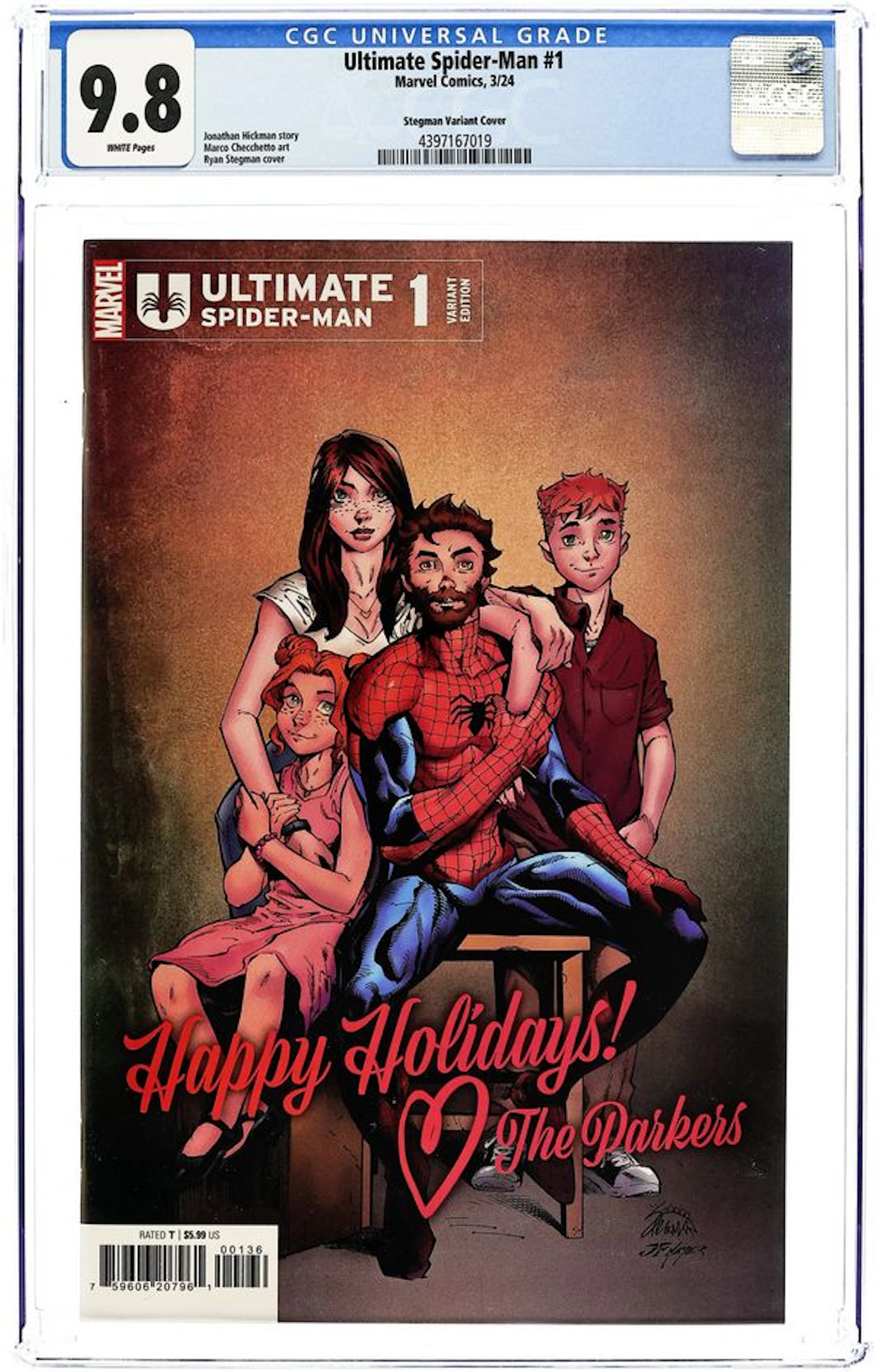 Ultimate Spider-Man (2024 Marvel) 1L CGC 9.8