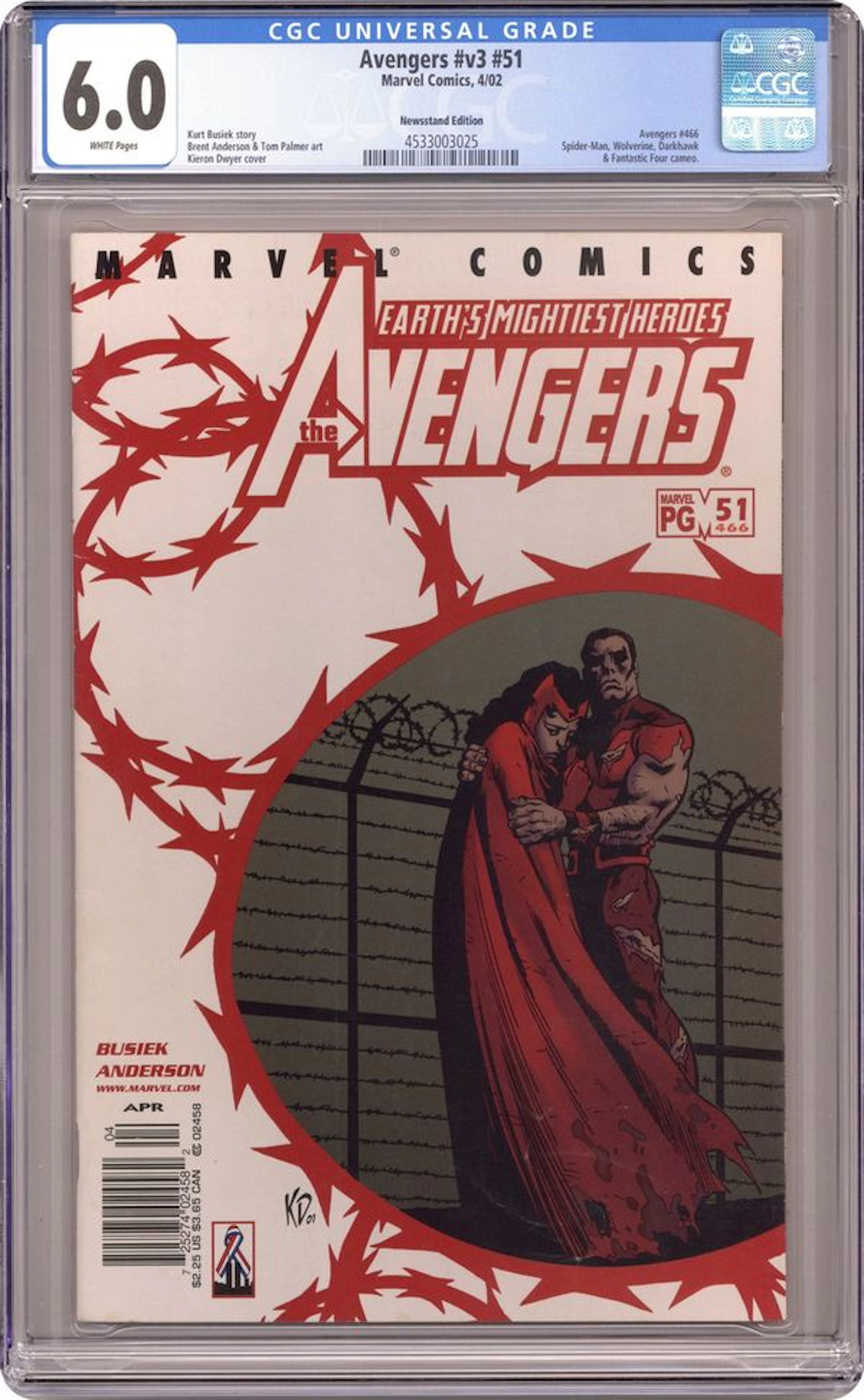Avengers (1998 3rd Series) 51N CGC 6.0