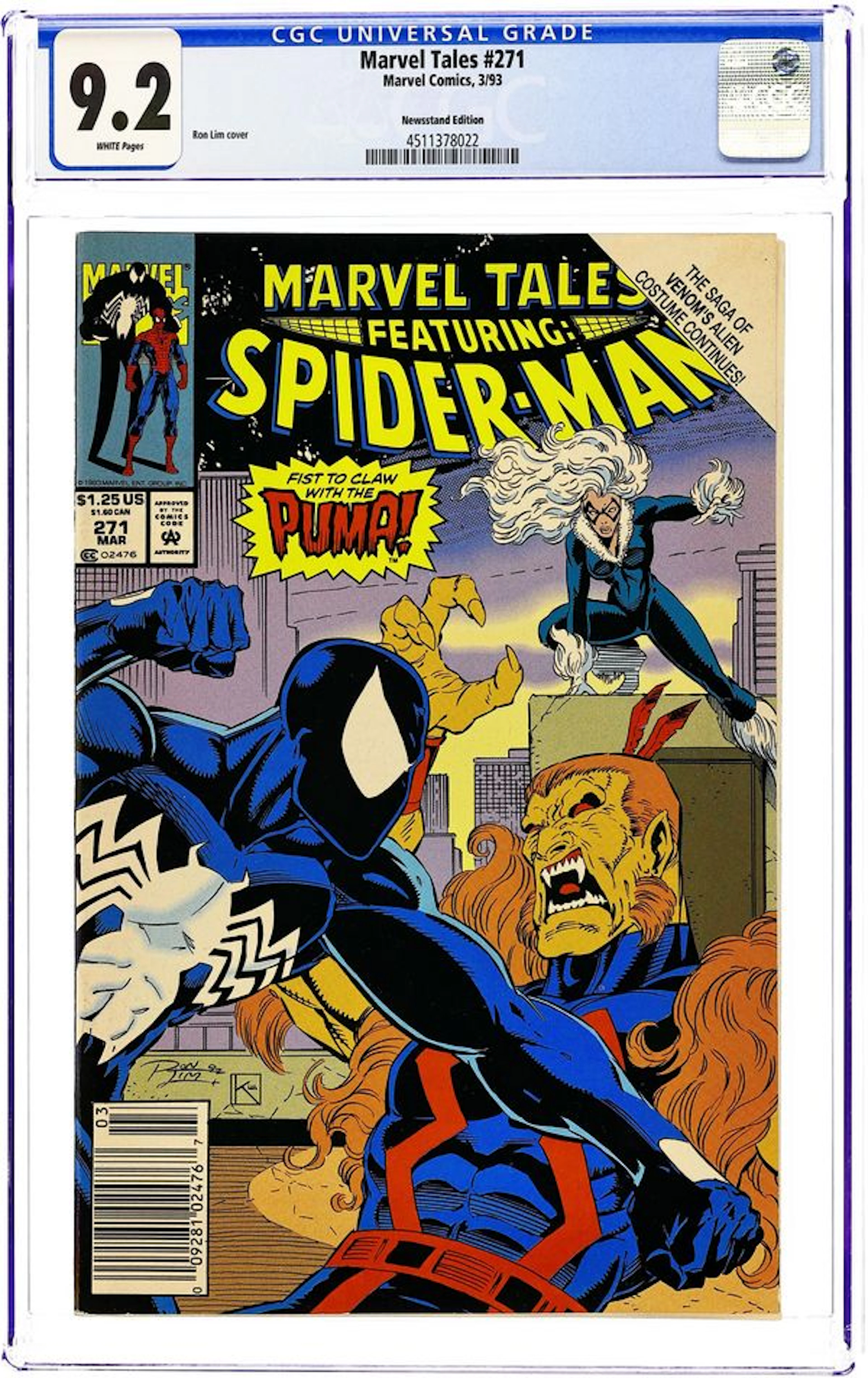 Marvel Tales (1964 Marvel) 271N CGC 9.2