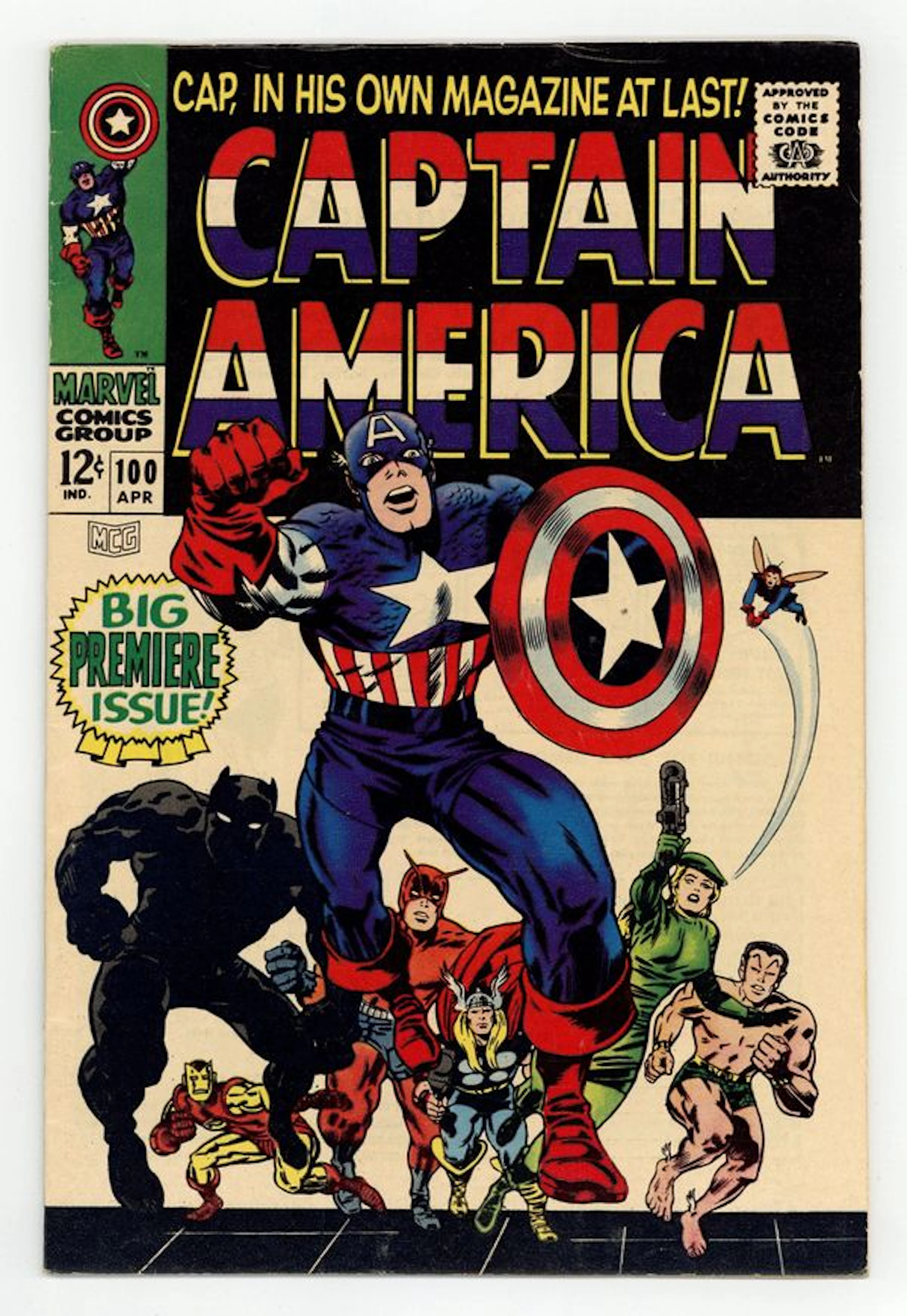 Captain America (1968 1st Series) 100 GD/VG 3.0