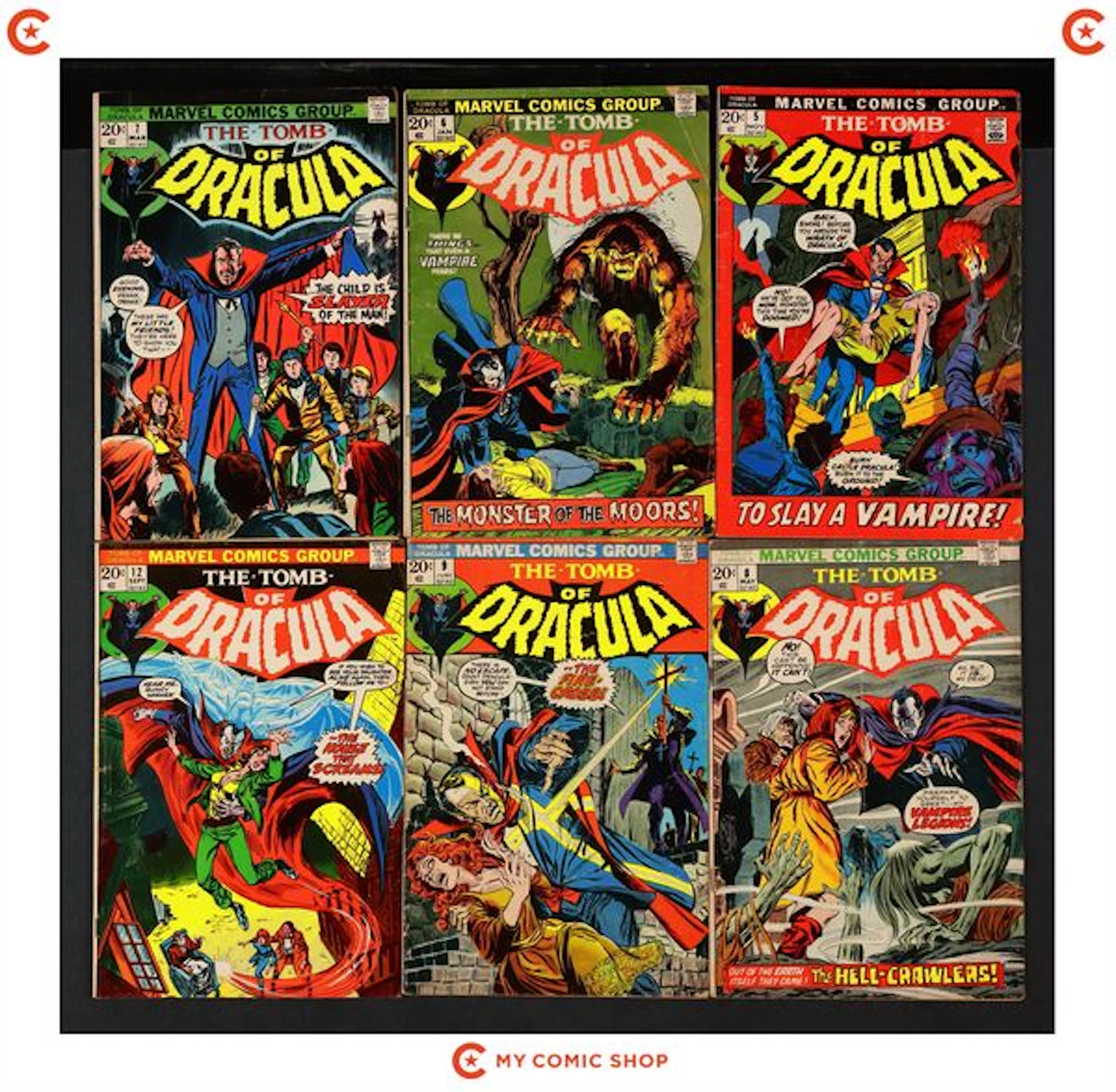 Tomb of Dracula Lot of 9