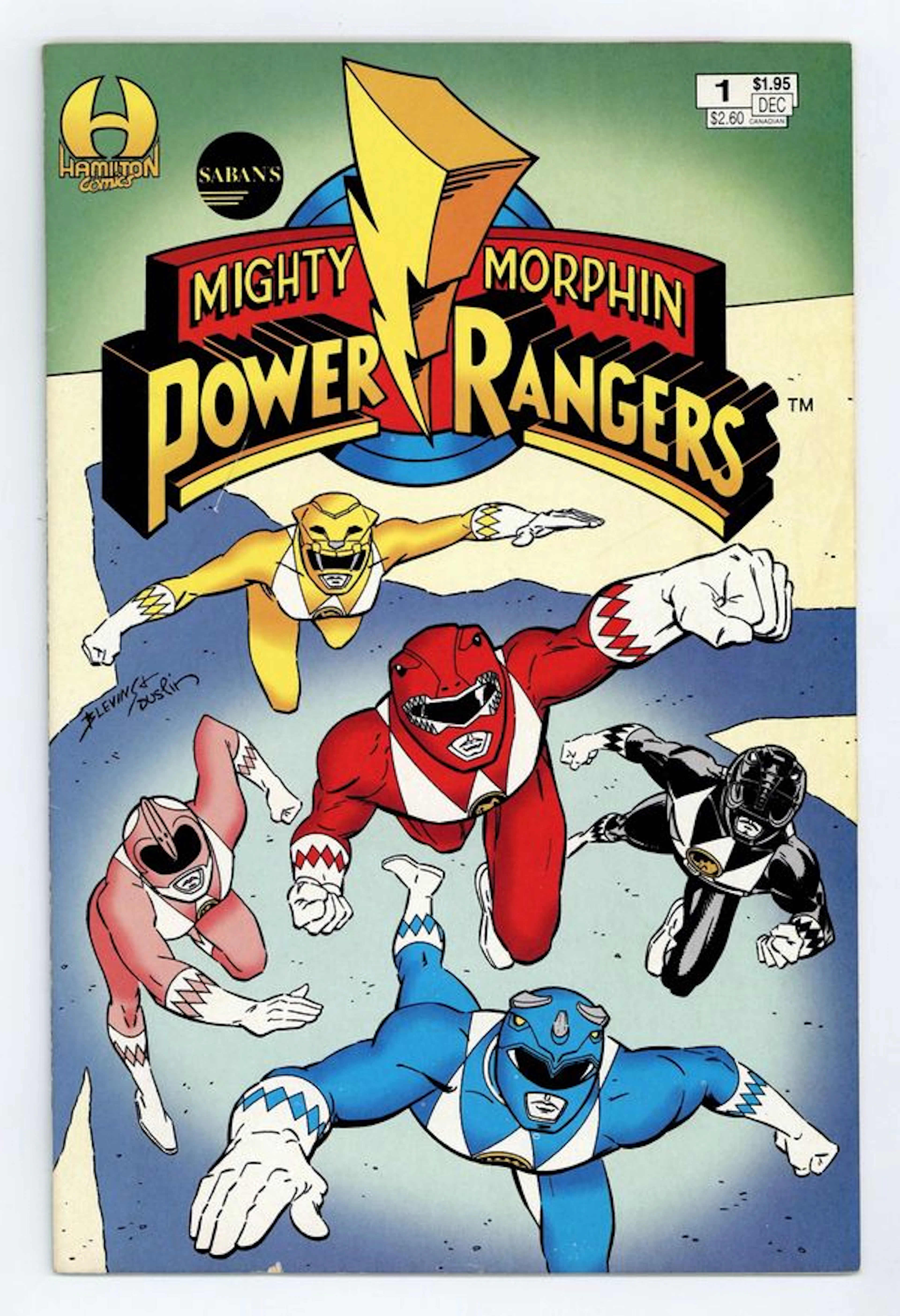 Mighty Morphin Power Rangers (1994 Hamilton) 1 VG+ 4.5