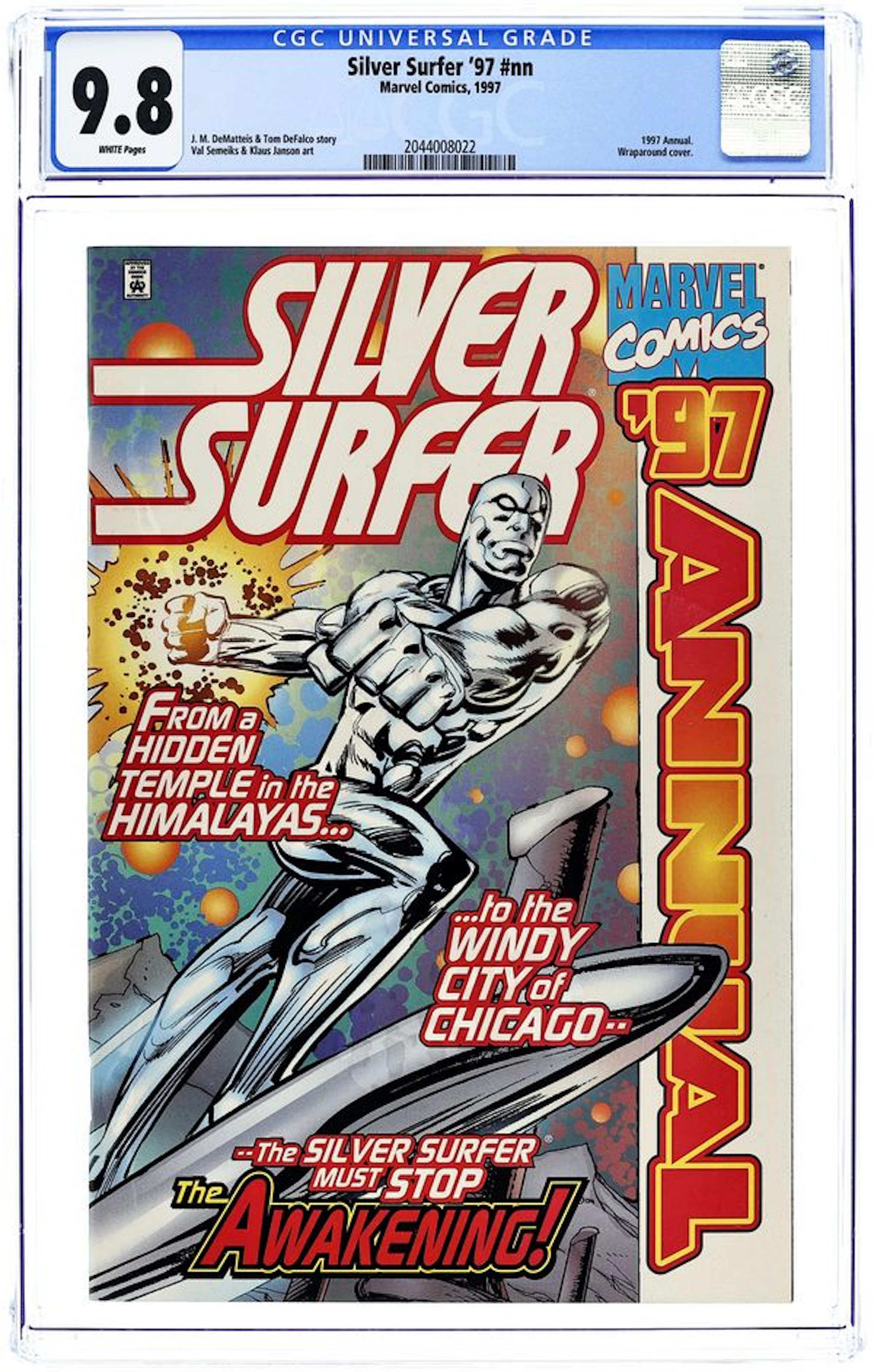 Silver Surfer (1987 2nd Series) Annual 1997 CGC 9.8