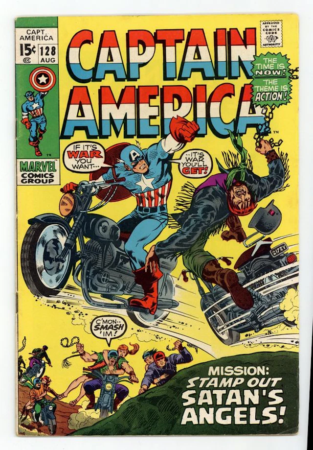 Captain America (1968 1st Series) 128 VG+ 4.5