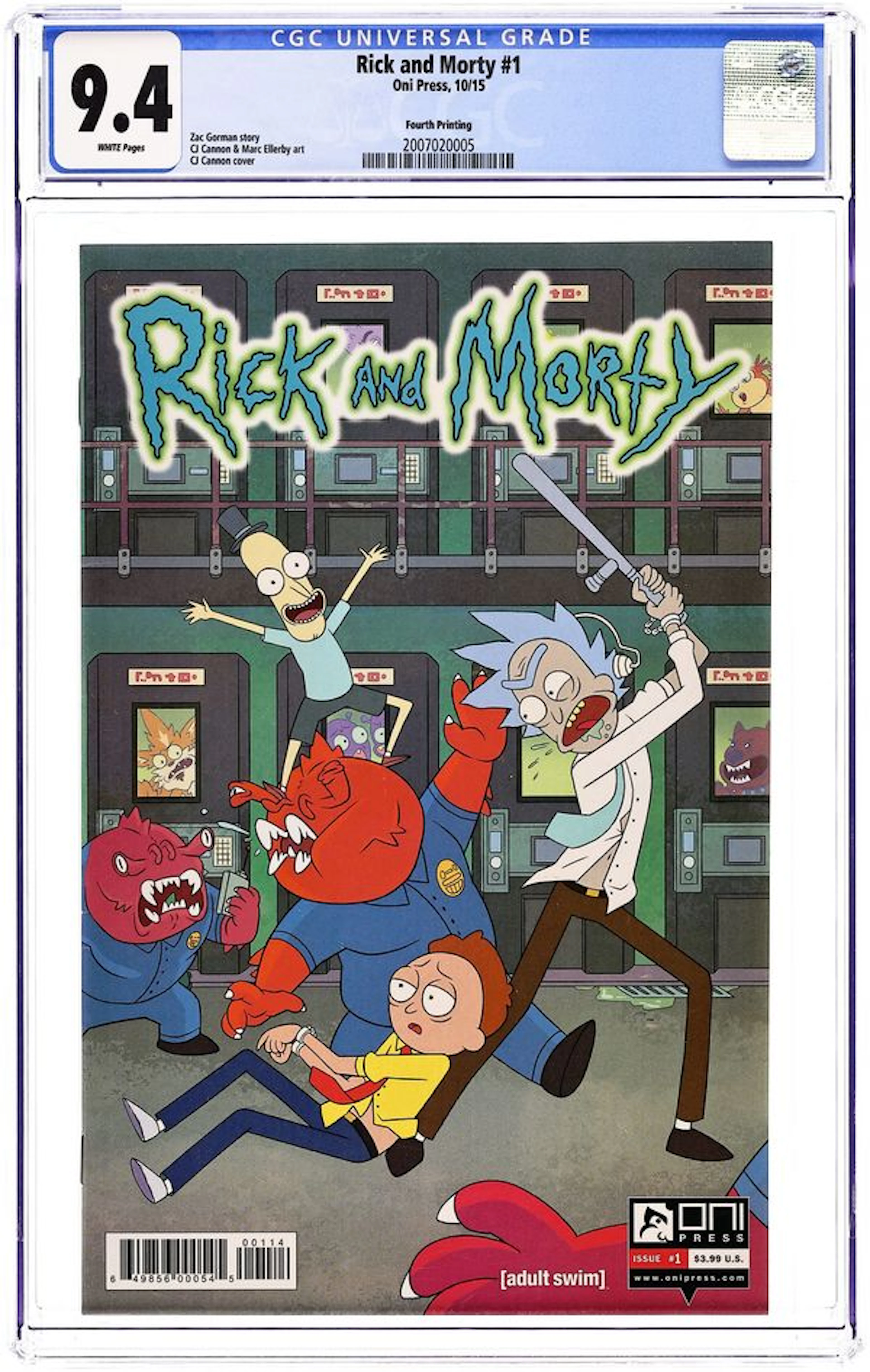 Rick and Morty (2015 Oni Press) 1G CGC 9.4