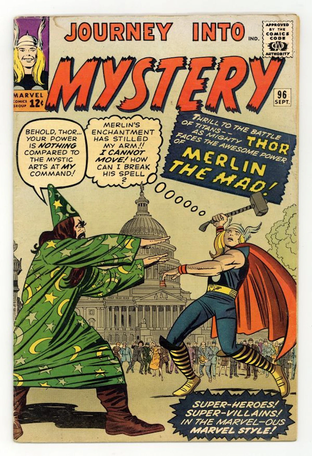 Thor (1962 Marvel 1st Series Journey Into Mystery) 96 GD 2.0