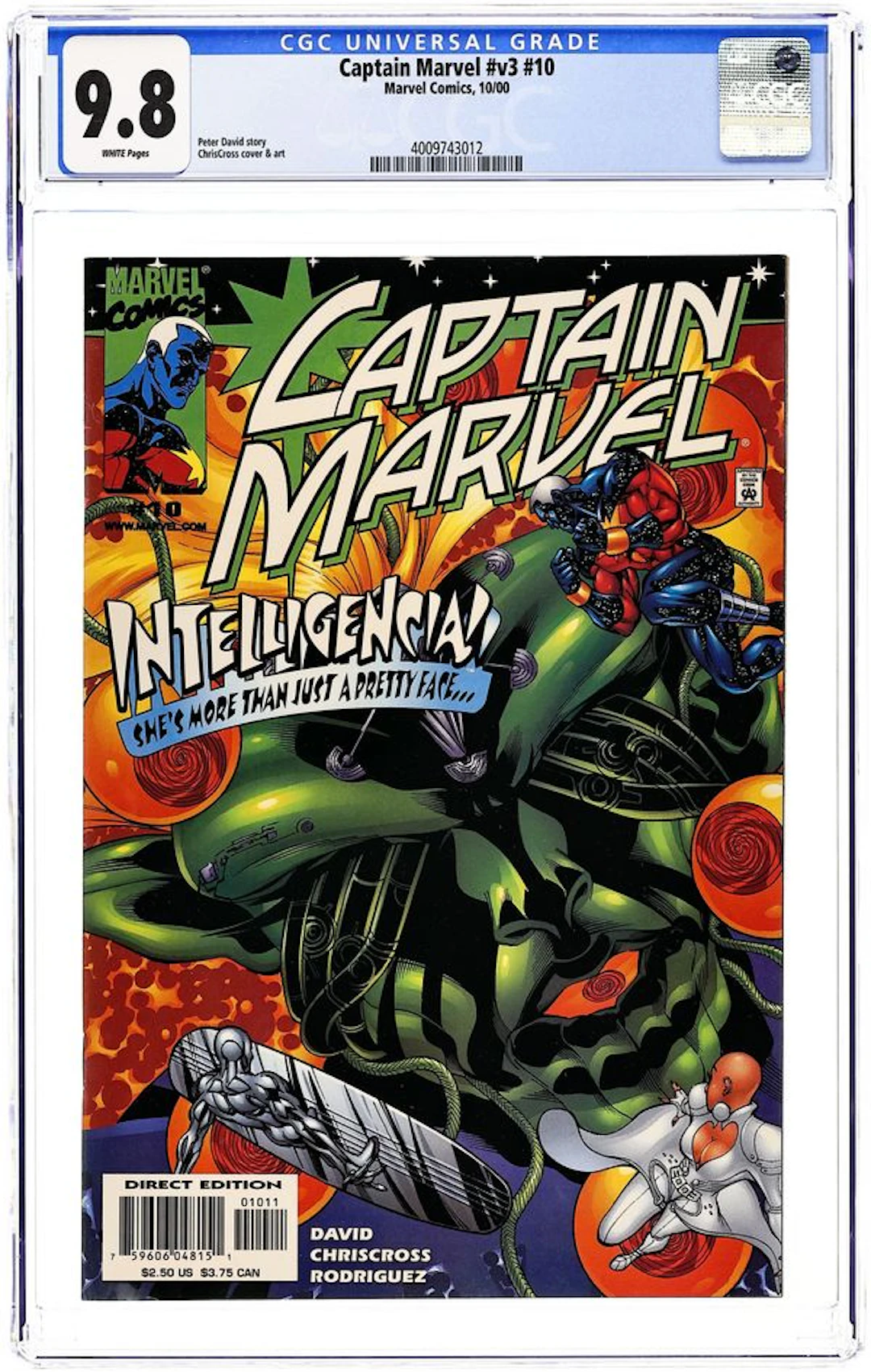 Captain Marvel (1999 4th Series Marvel) 10 CGC 9.8