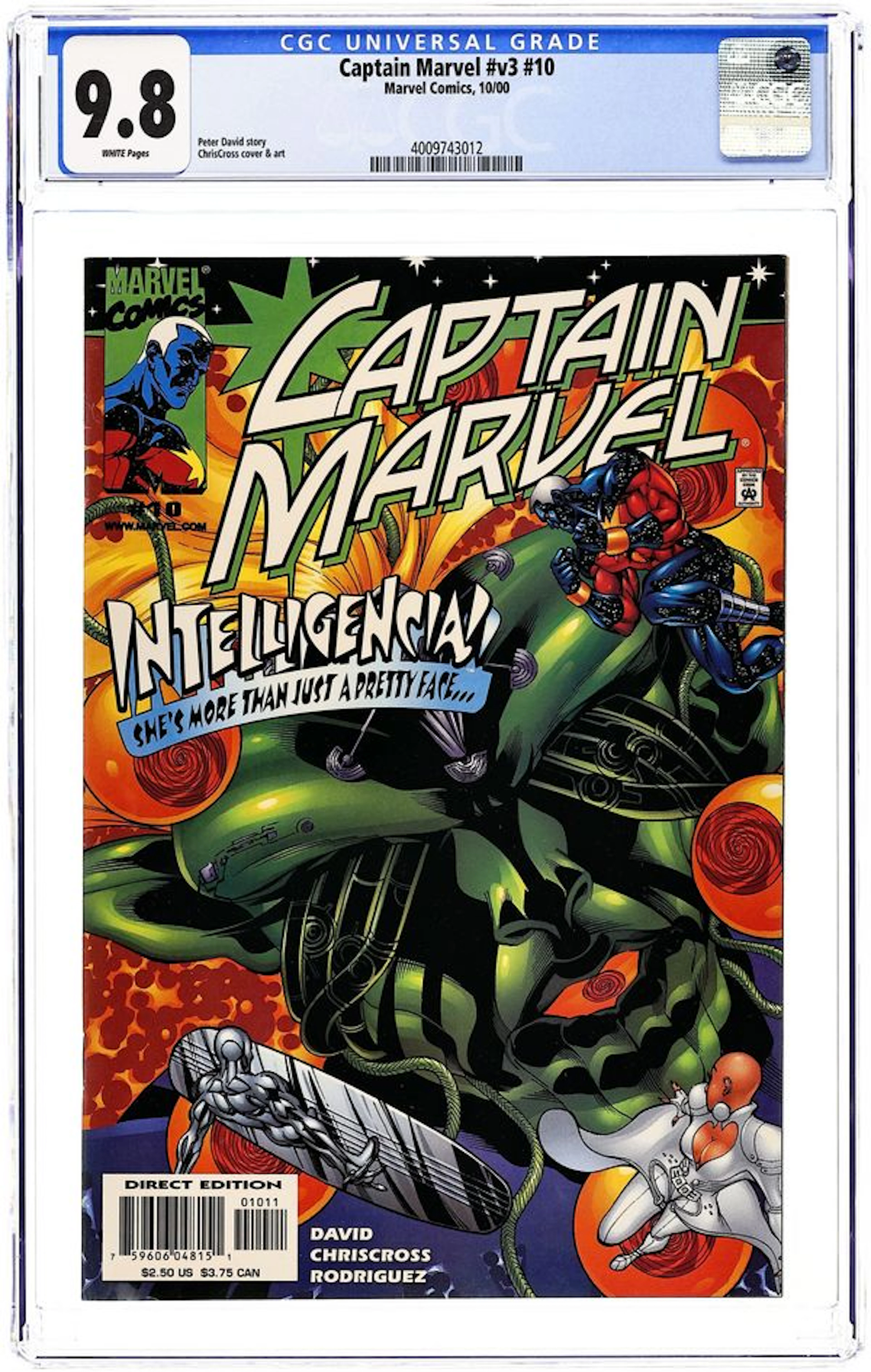 Captain Marvel (1999 4th Series Marvel) 10 CGC 9.8