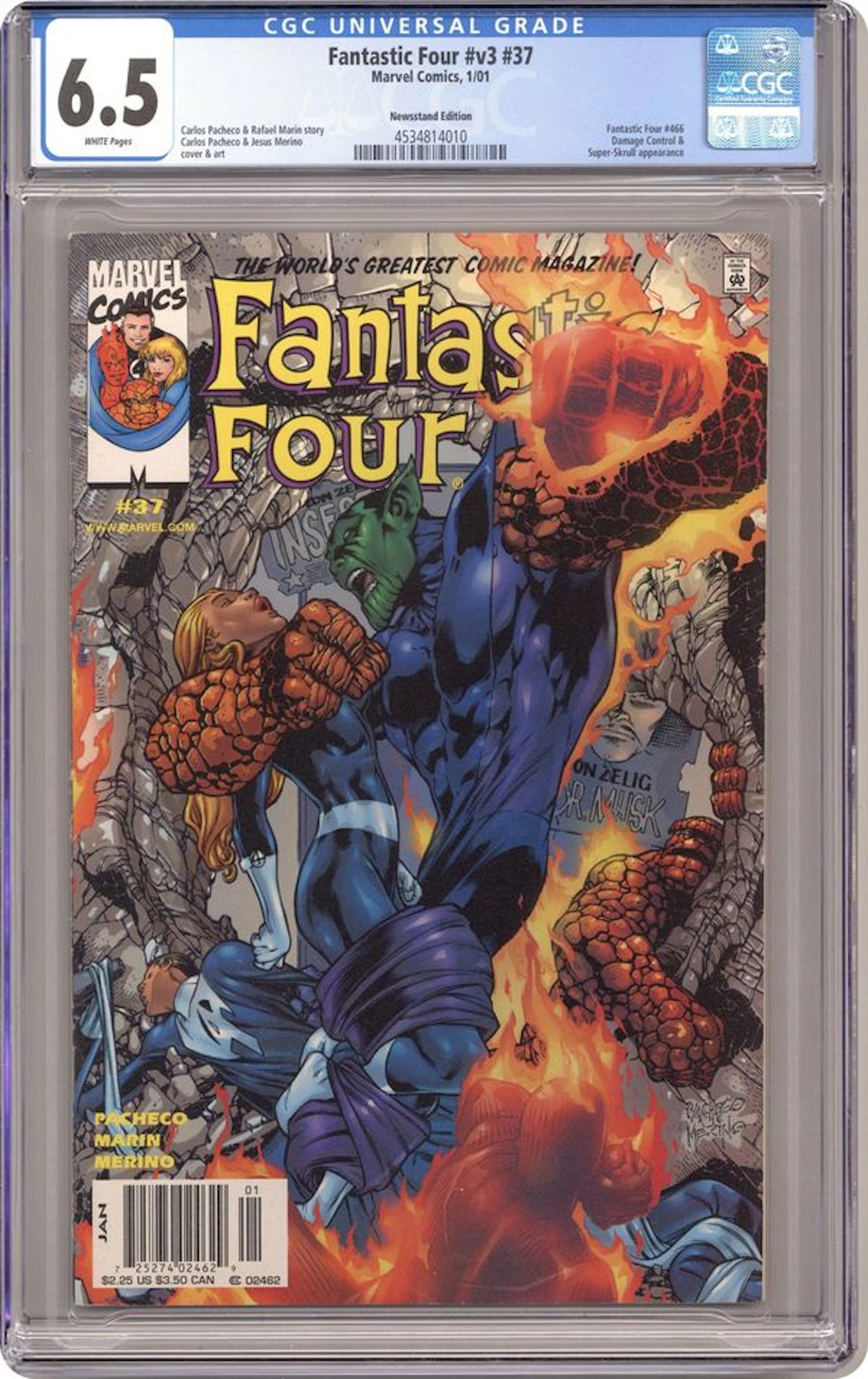 Fantastic Four (1998 3rd Series) 37N CGC 6.5