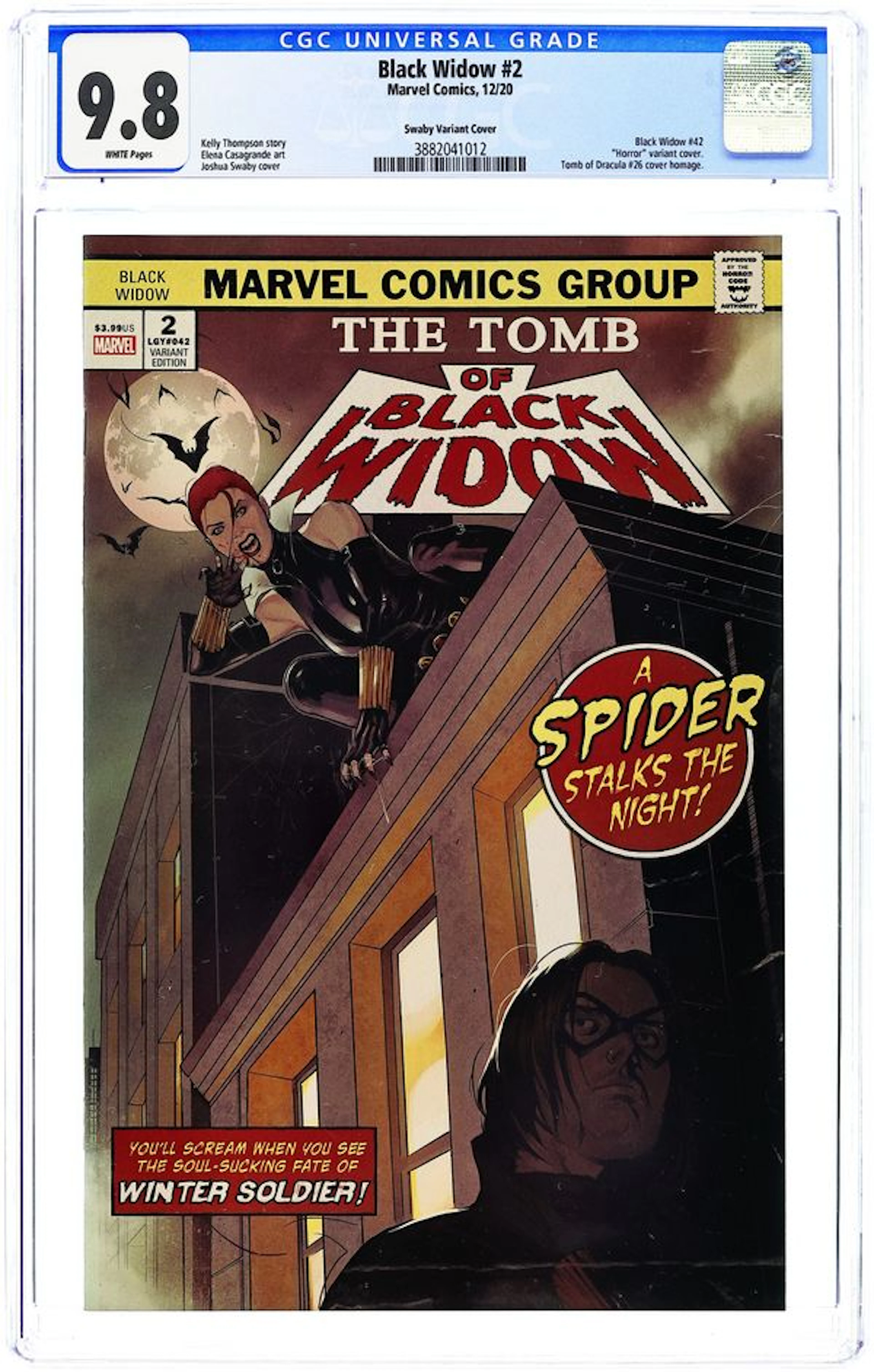 Black Widow (2020 Marvel) 2G CGC 9.8