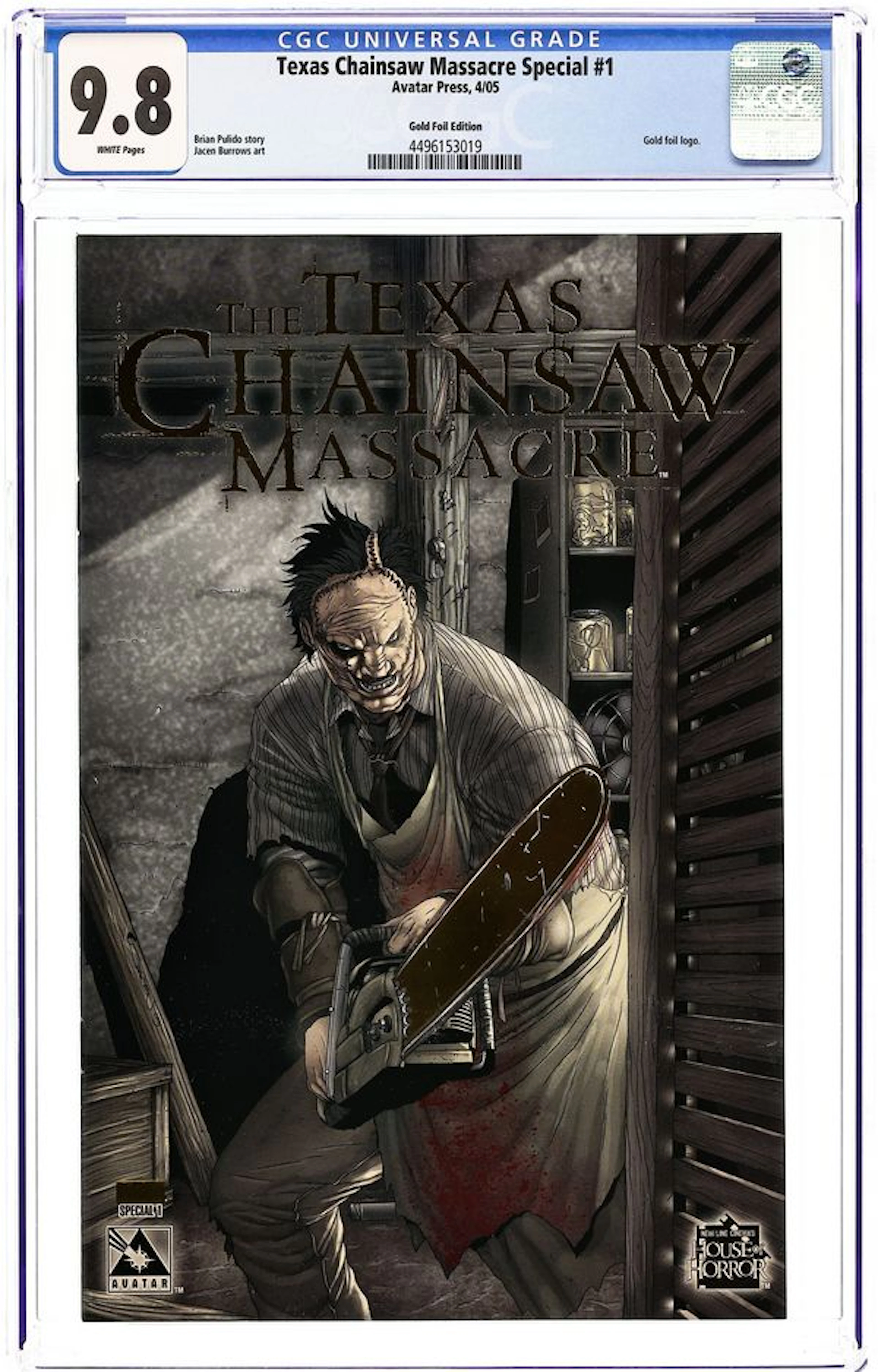 Texas Chainsaw Massacre Special (2005 Avatar) 1A.GOLD CGC 9.8