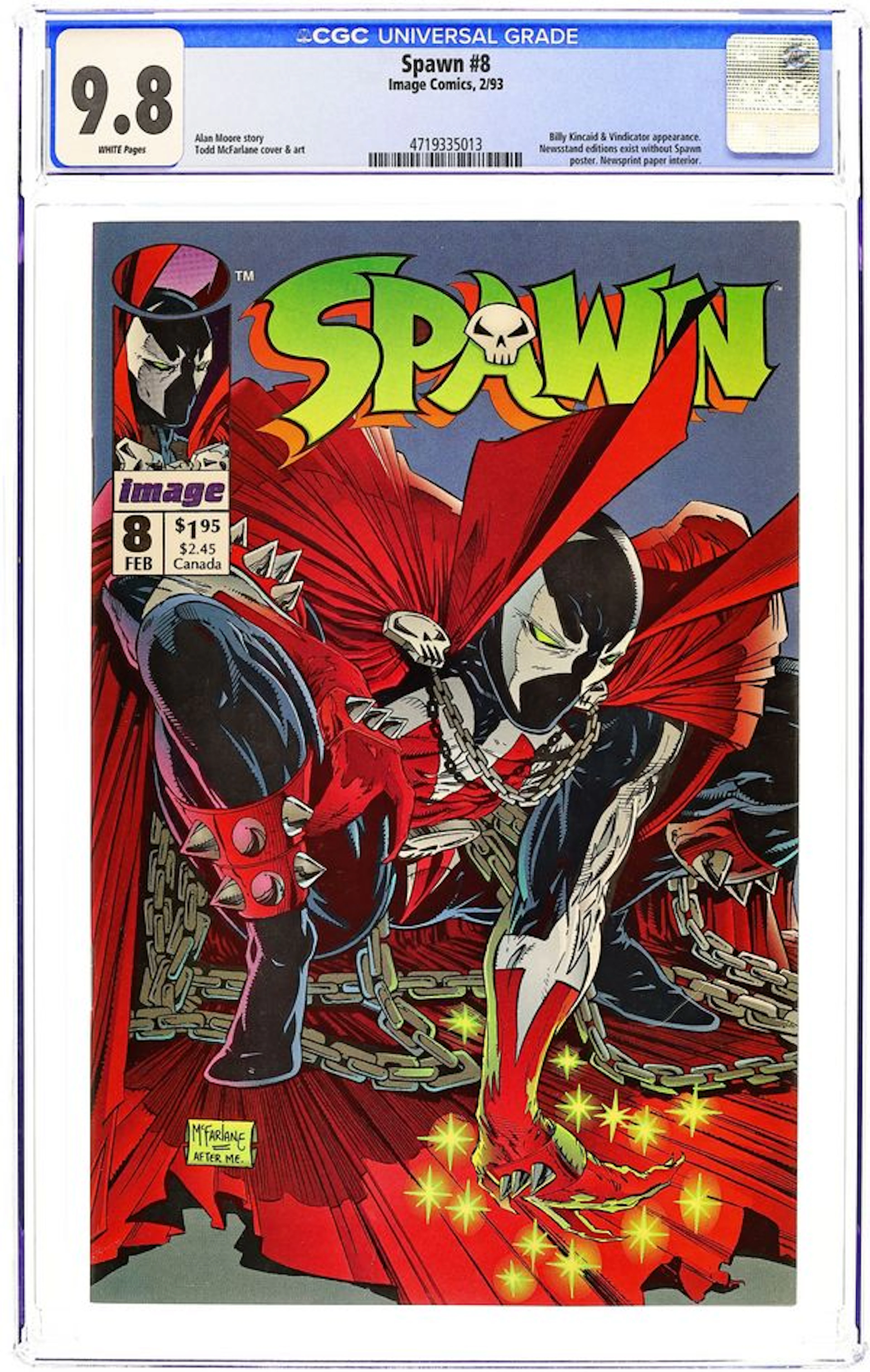 Spawn (1992 Image) 8D CGC 9.8