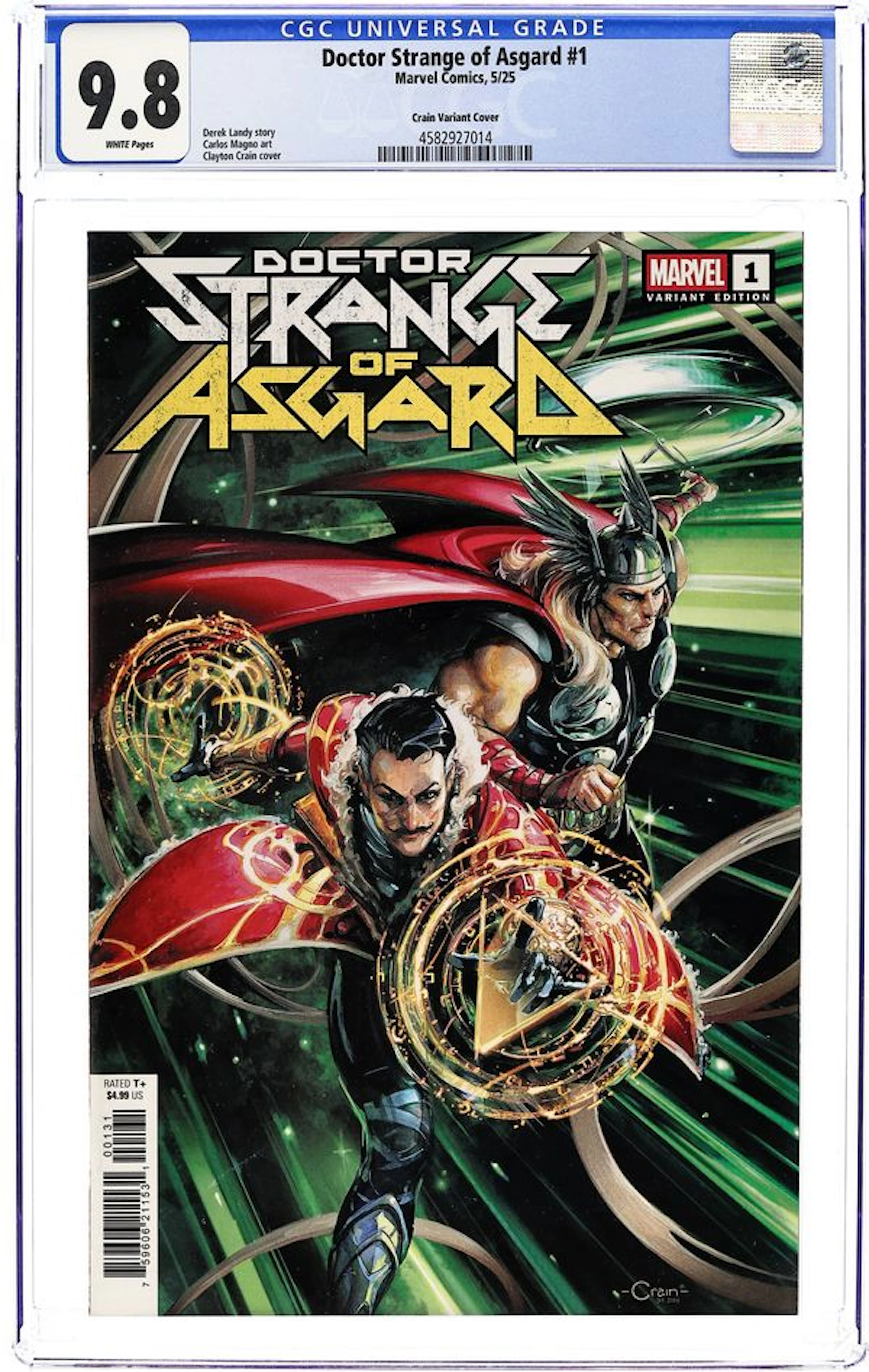 Doctor Strange of Asgard (2025 Marvel) 1C CGC 9.8