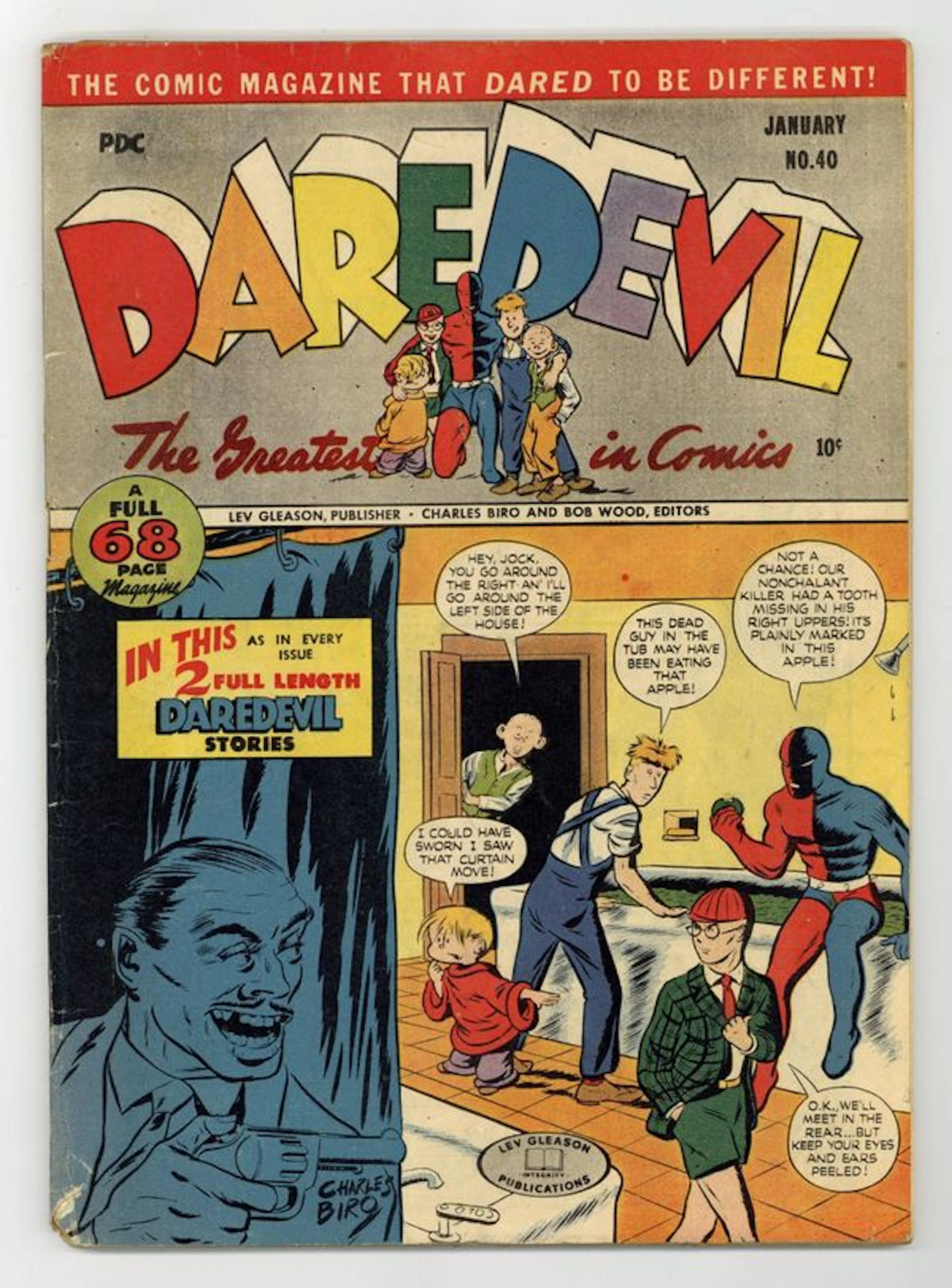 Daredevil Comics (1941 Lev Gleason) 40 GD/VG 3.0