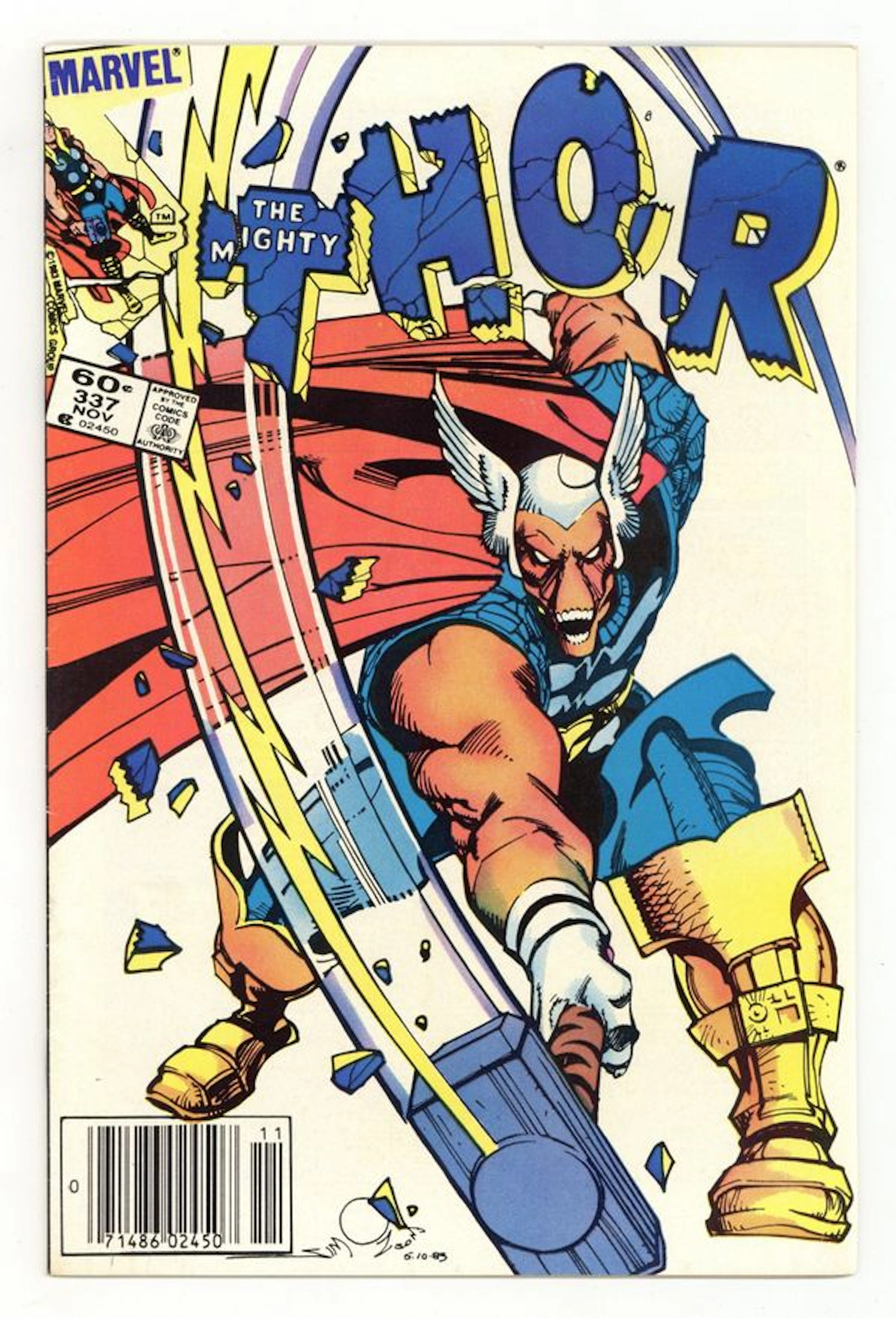 Thor (1962 Marvel 1st Series Journey Into Mystery) 337N FN- 5.5