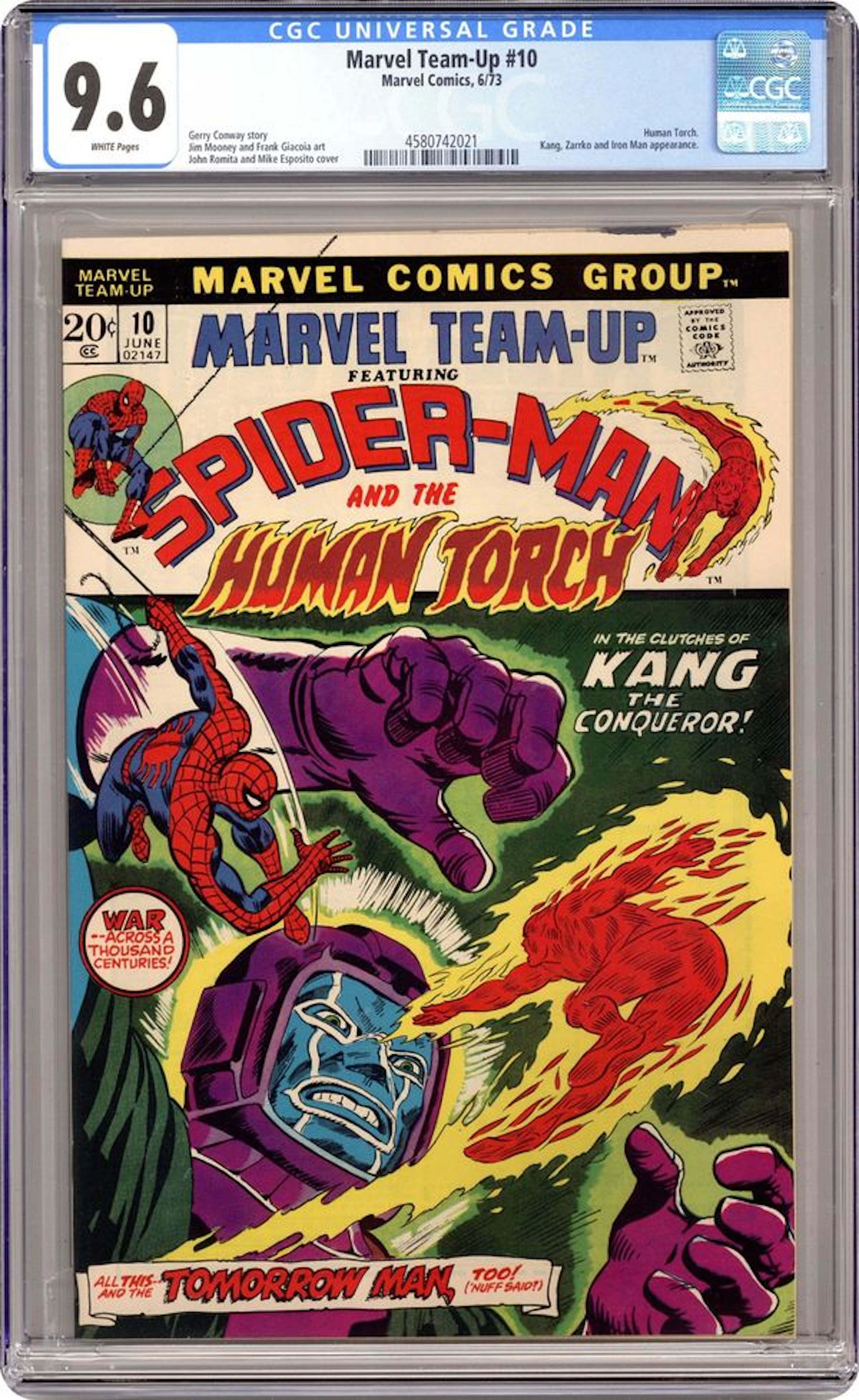 Marvel Team-Up (1972 1st Series) 10 CGC 9.6
