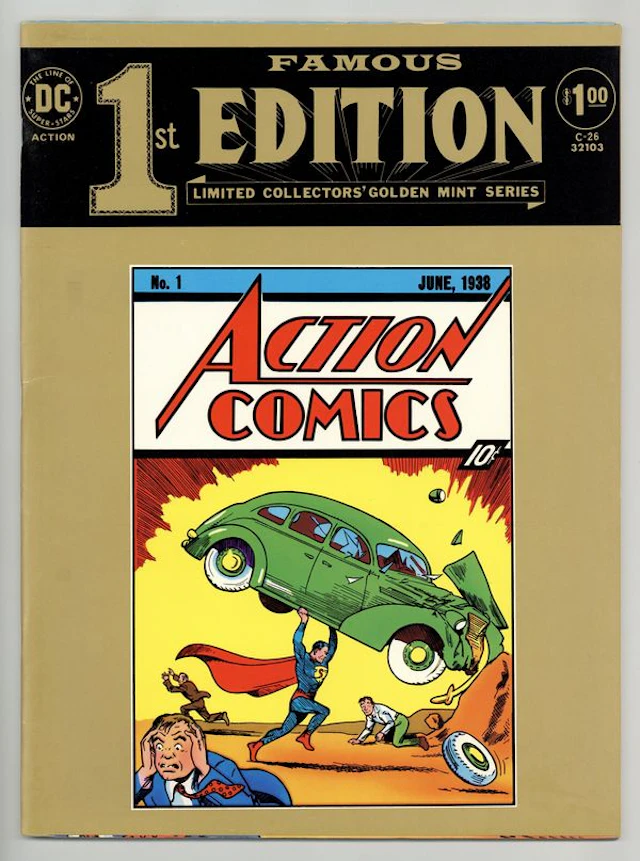Famous First Edition Action Comics (1974 DC Treasury) C.26SOFTCOVER FN+ 6.5