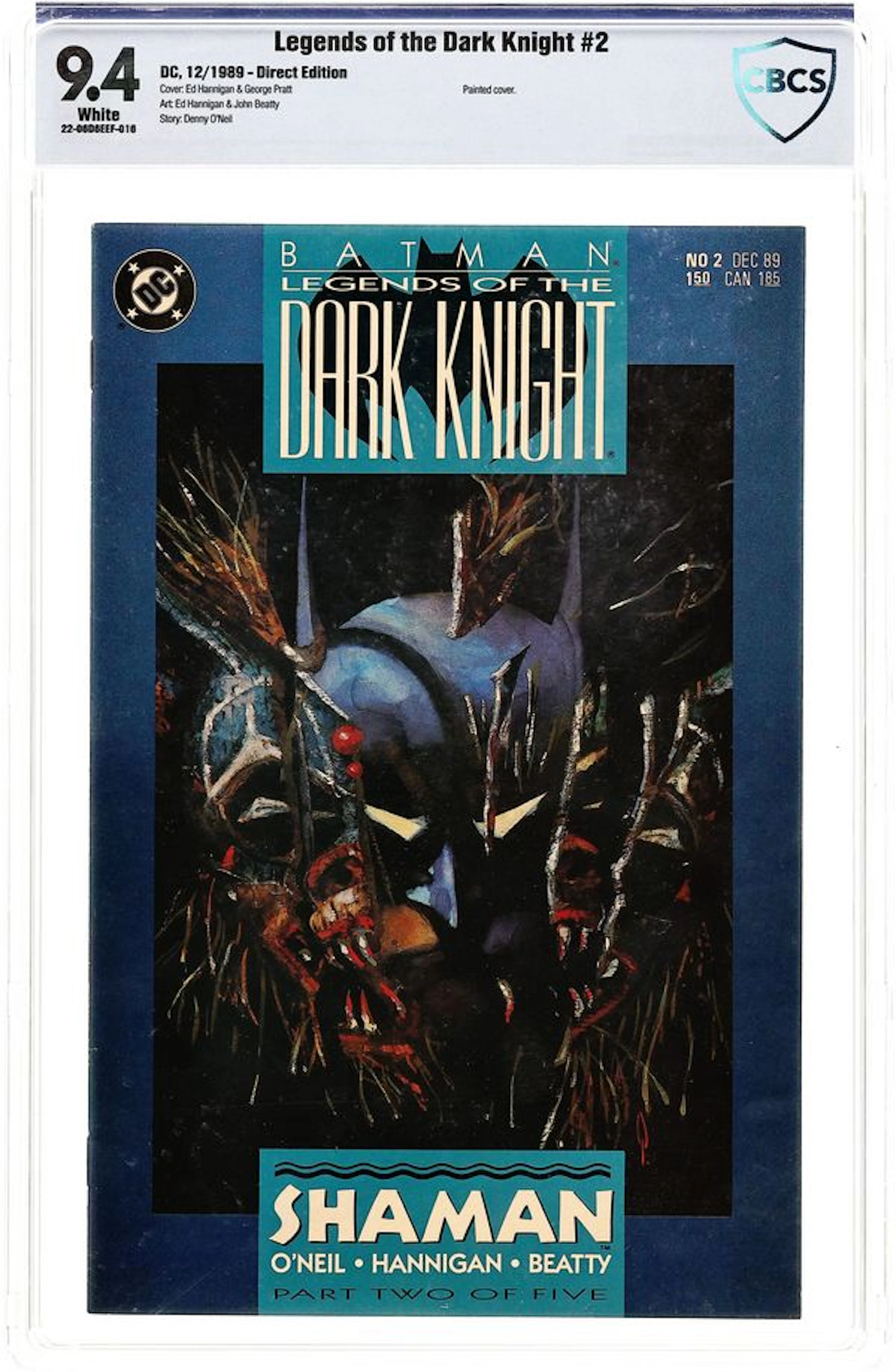 Batman Legends of the Dark Knight (1989) 2 CBCS 9.4