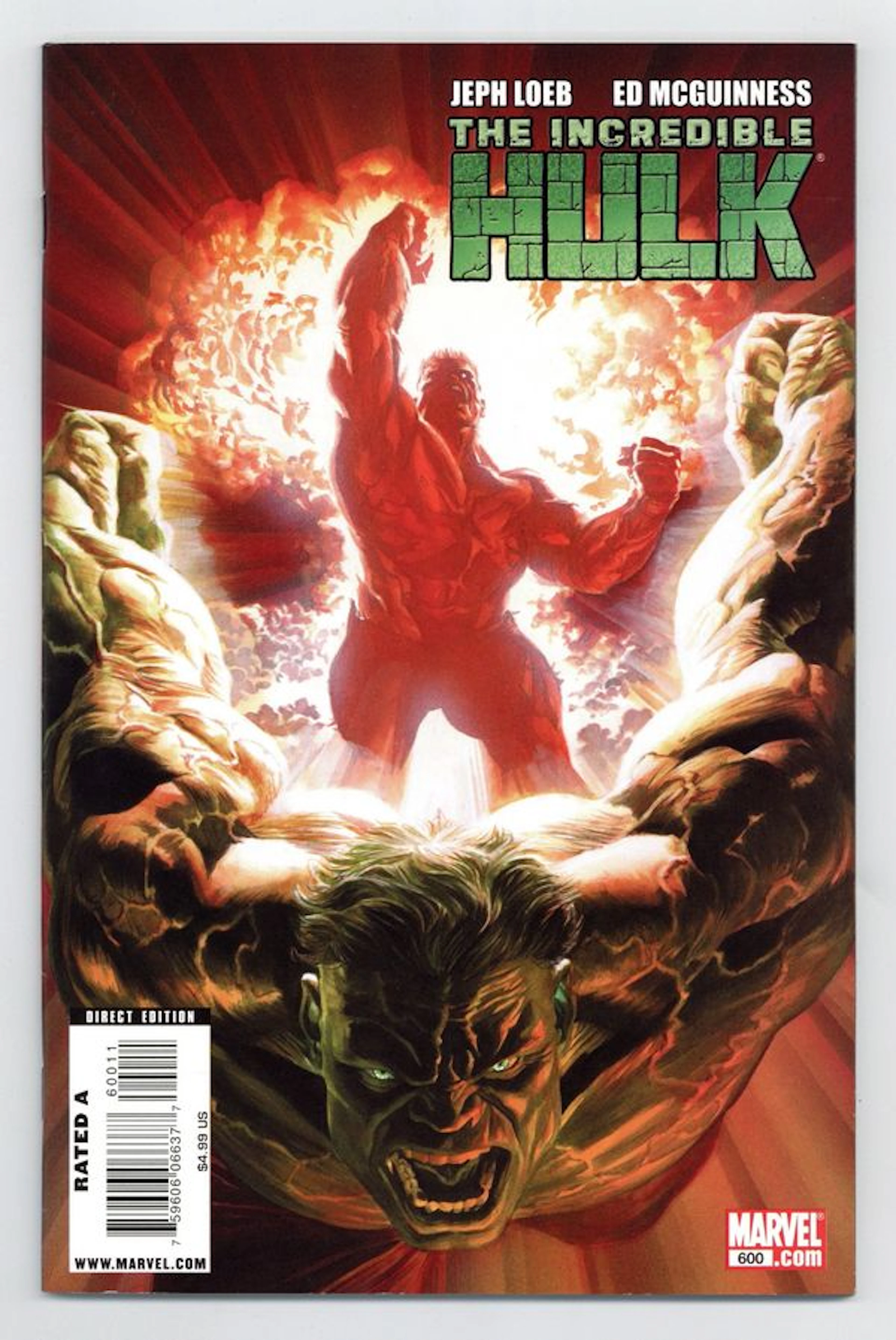 Incredible Hulk (2009 Marvel 3rd Series) 600A FN